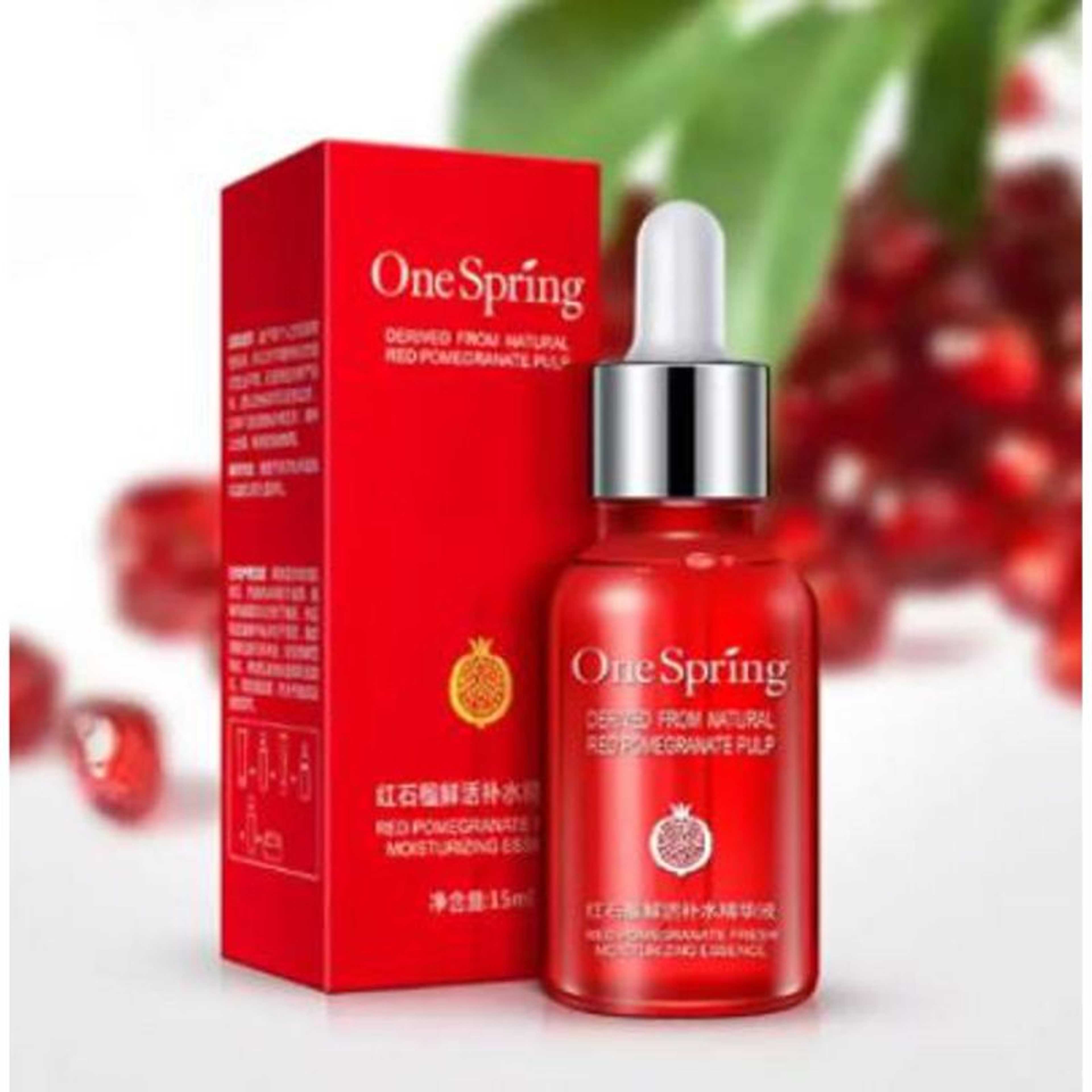 One Spring Pomegranate Fresh Moisturizing Face Serum 15ML - Product Main Image