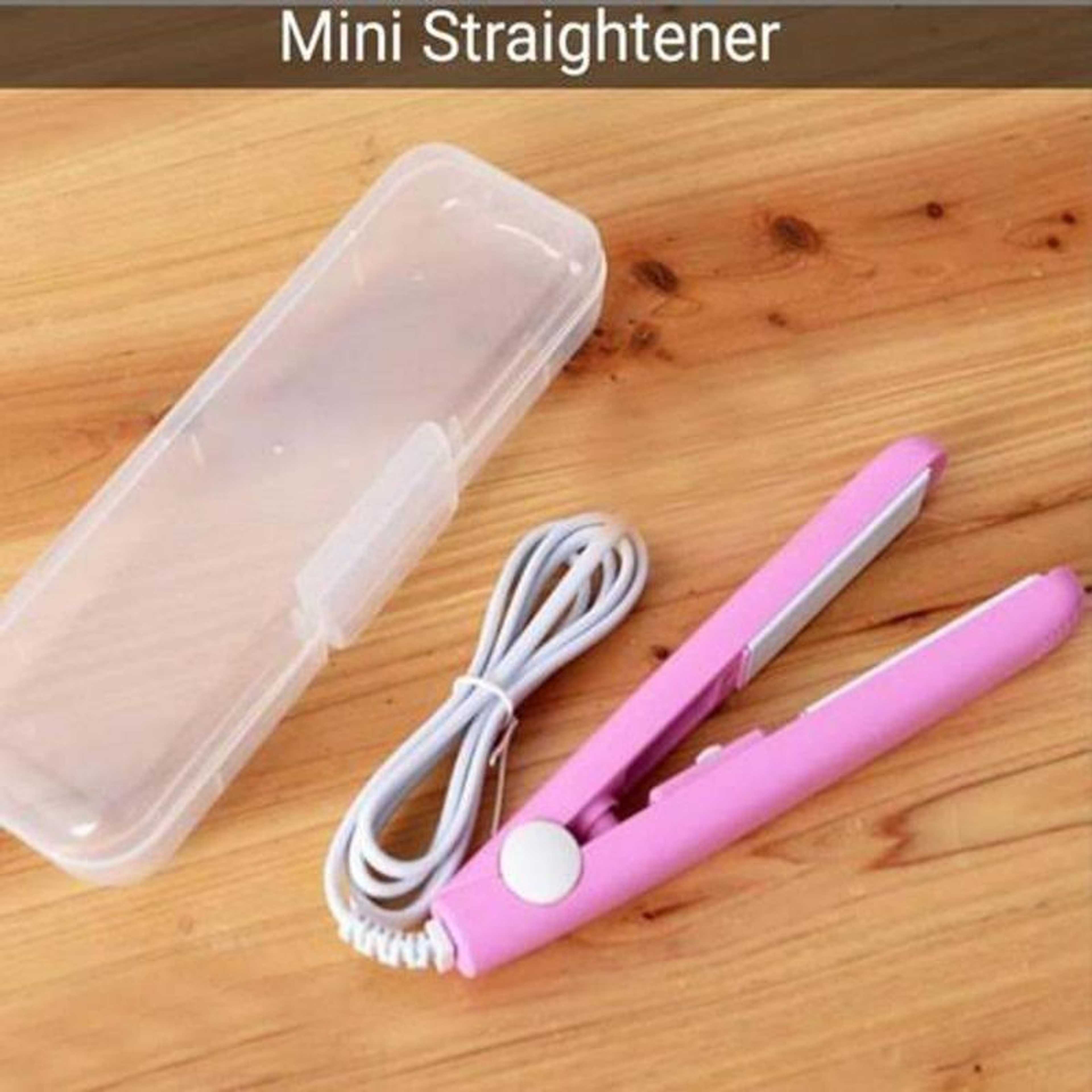 Mini Hair Straightener for hair best quality material , Travel Size Portable Mini Hair Flat Iron, Straightener - Product Main Image