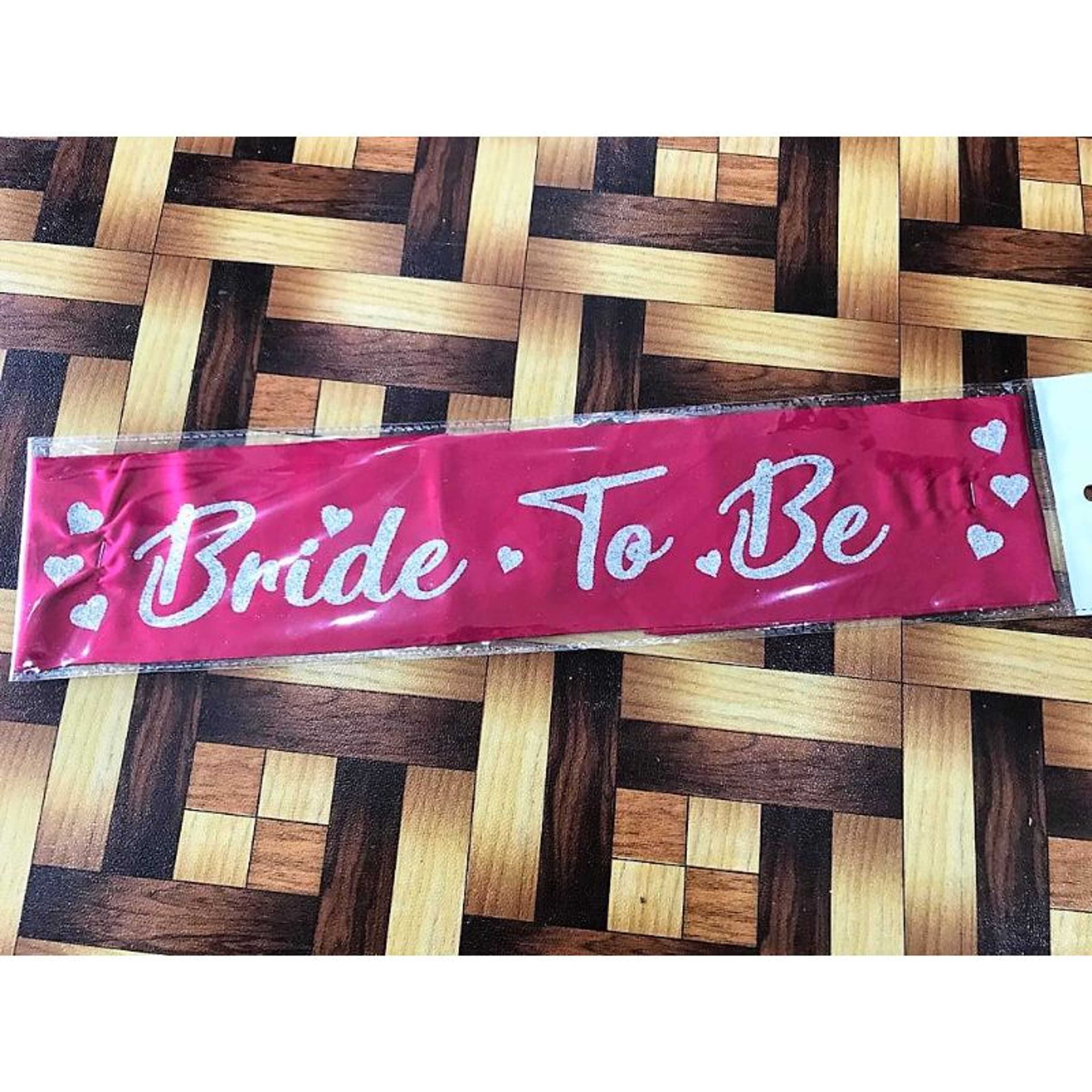 Bride to Be Sash Party Aprons For Bridal Shower,-(K.S.) - Product Main Image