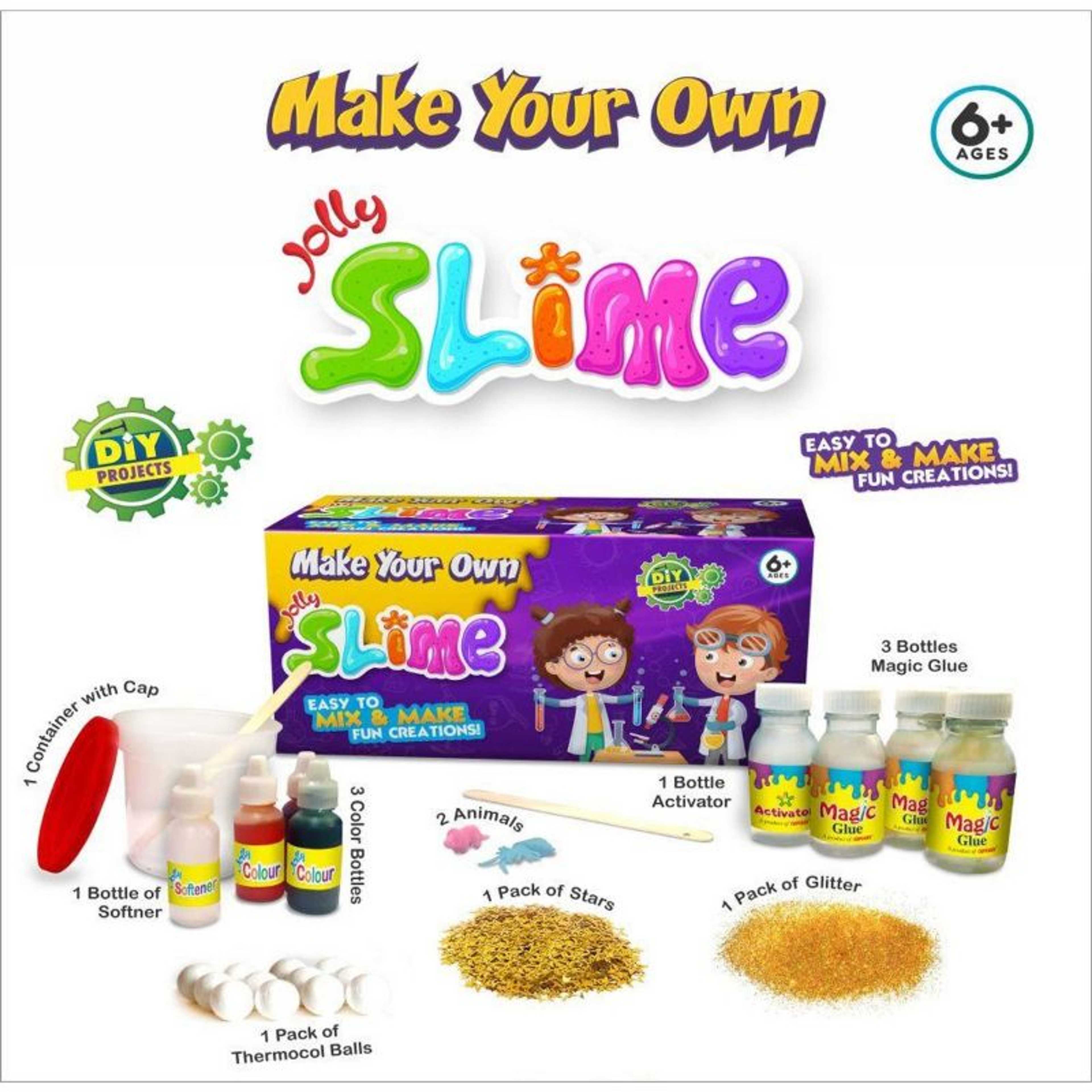 Make Your Own Slime- Slime Making Kit  -  Slime Kits For Girls and Boys - Slime Kit For Kids