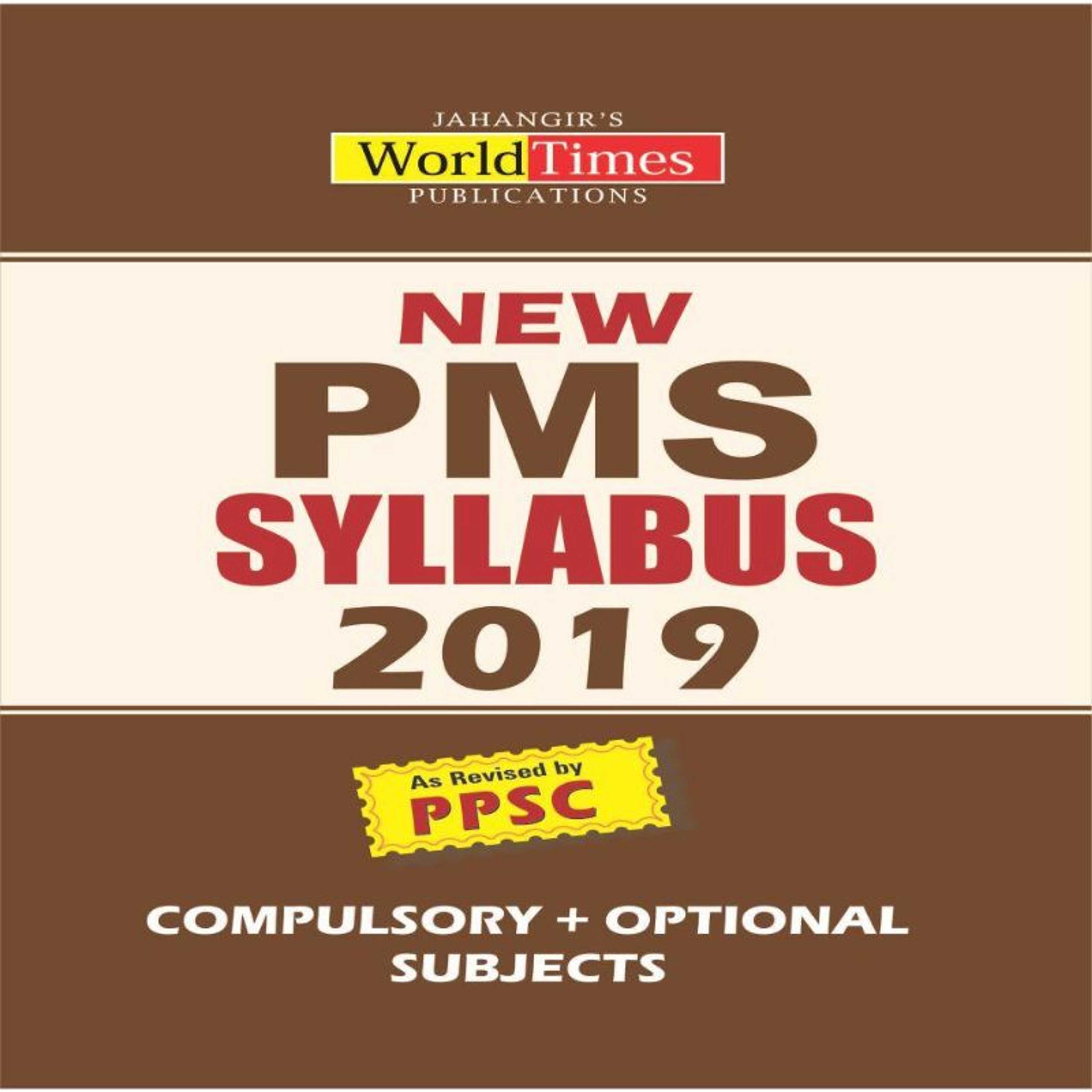 New PMS Syllabus 2019