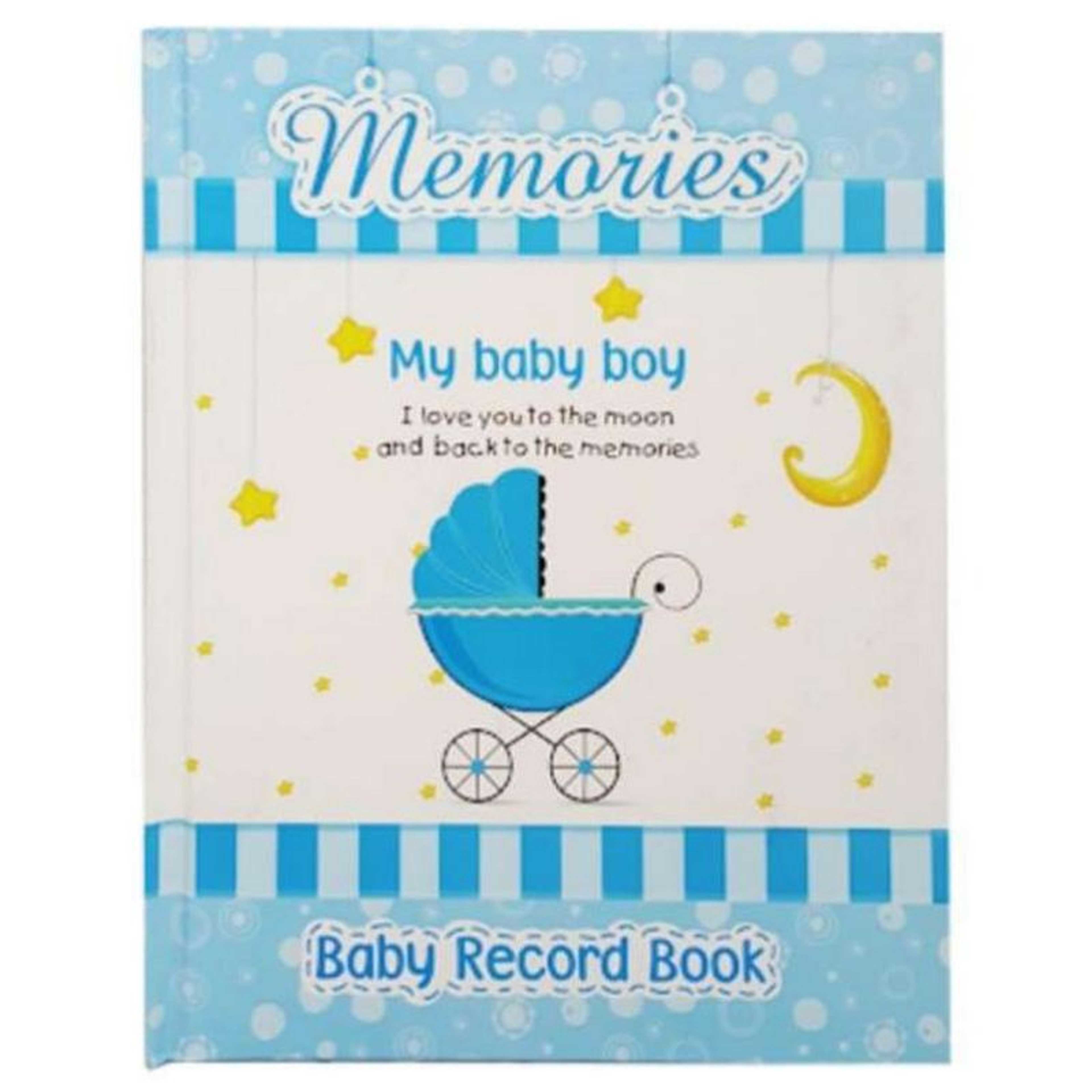 Memories Babies Record Book - My Baby Boy (Karachi Stationers)