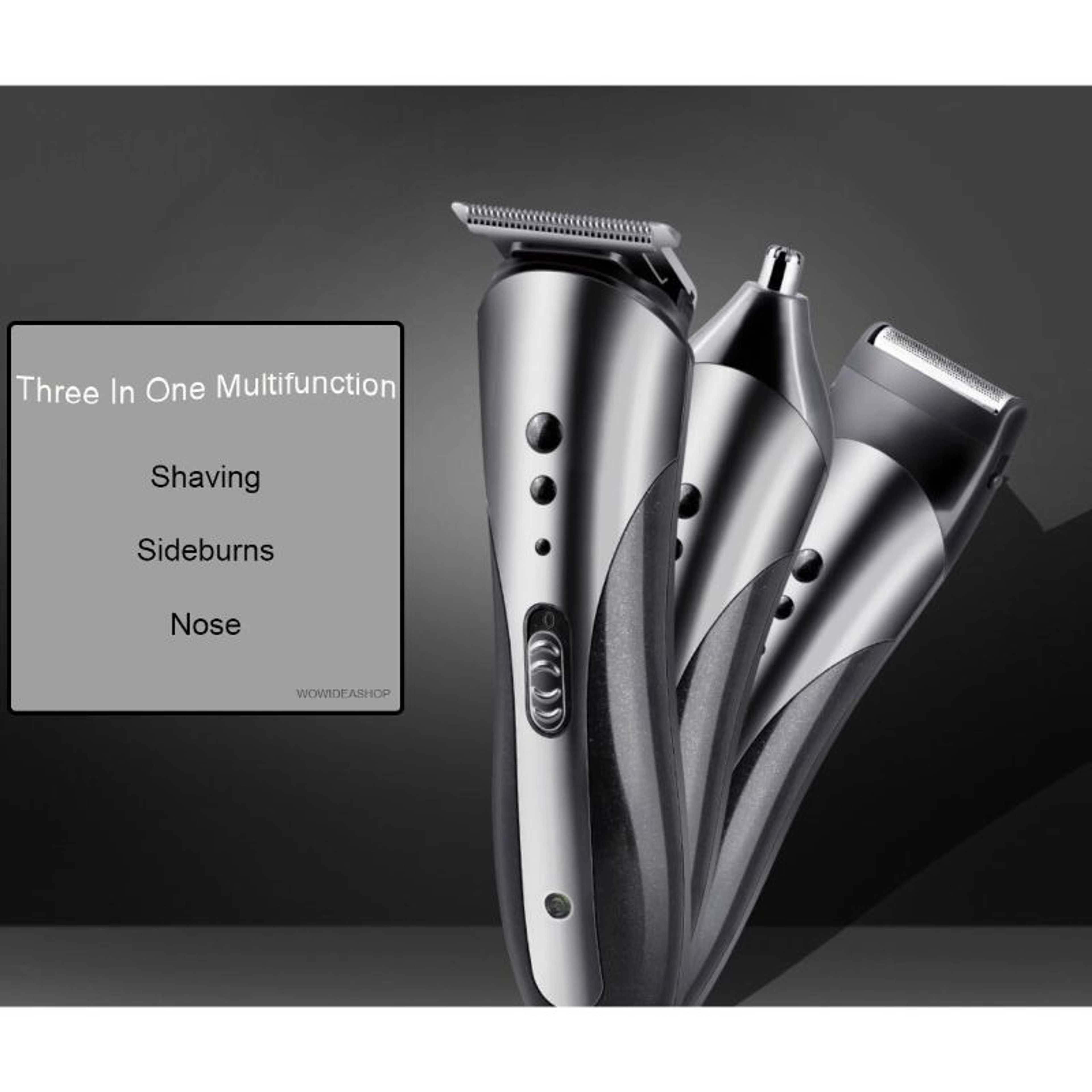 3 in 1 Kemei Electric Hair Clipper Trimmer Shaver KM - 1407