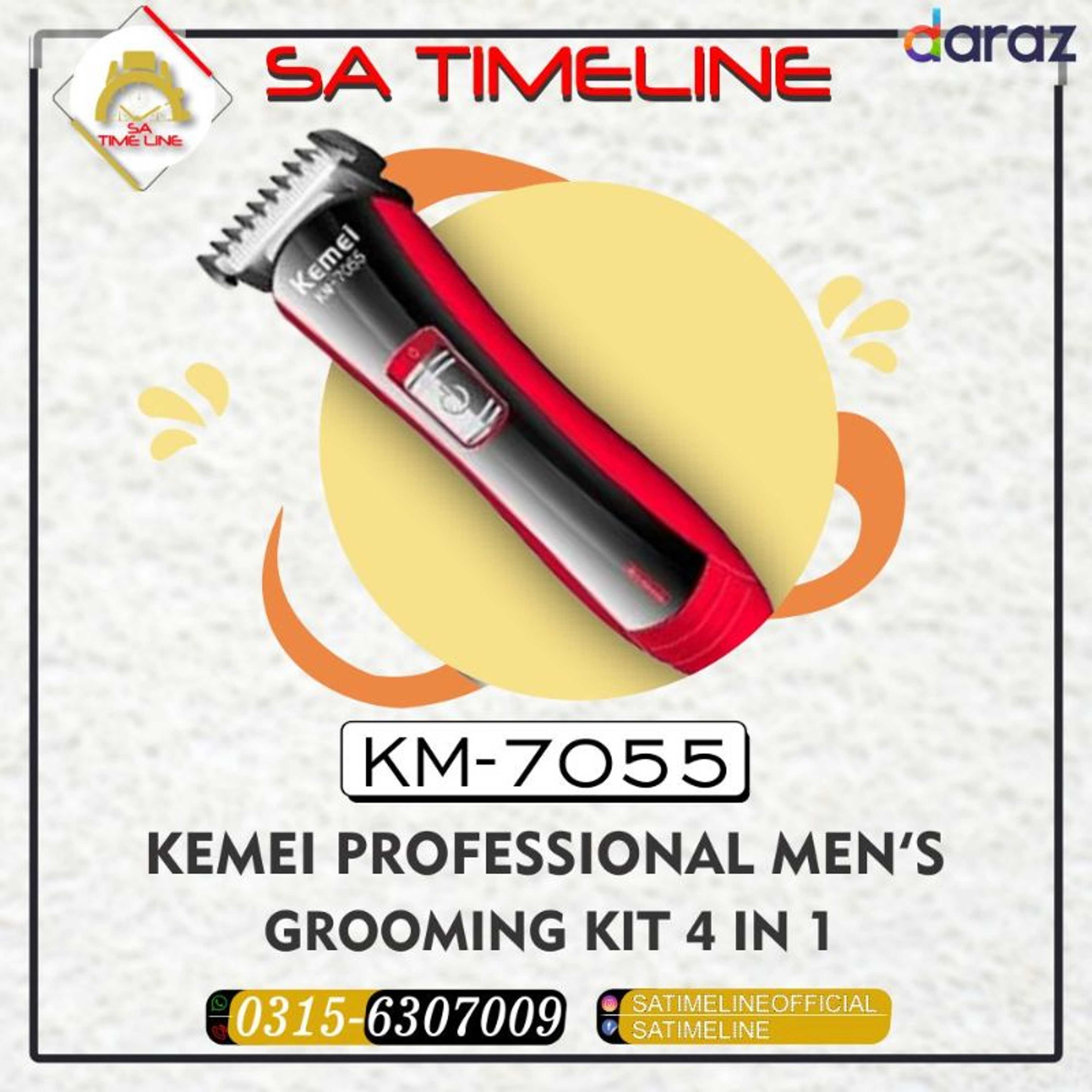 kemei Km-7055 Trimmer (30 Days Warranty) - Product Main Image