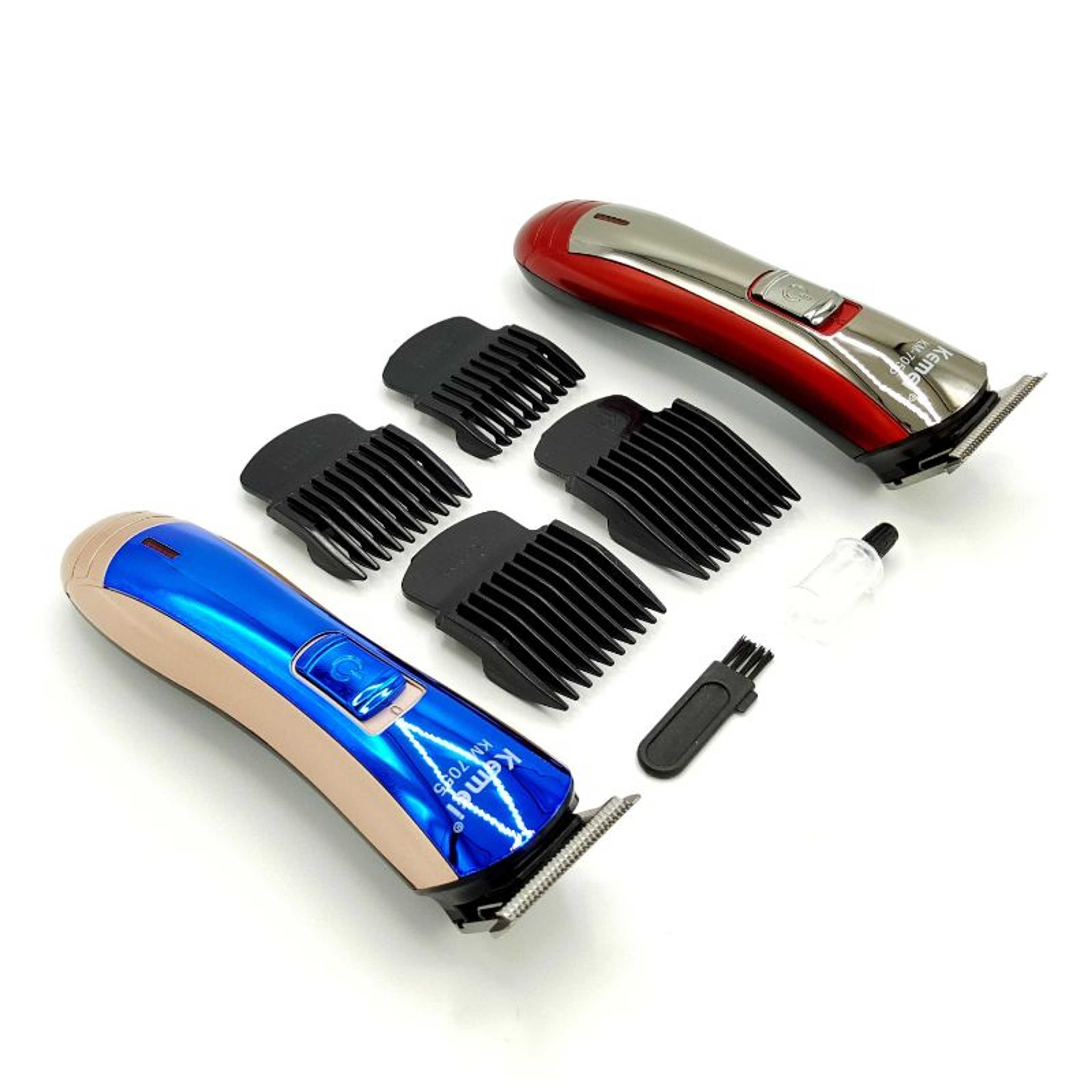 (Km-7055) Professional Rechargeable Hair Clipper Hair Trimmer Hir Cutting Machine For Child And Men (30 Days Warranty) - Product Main Image