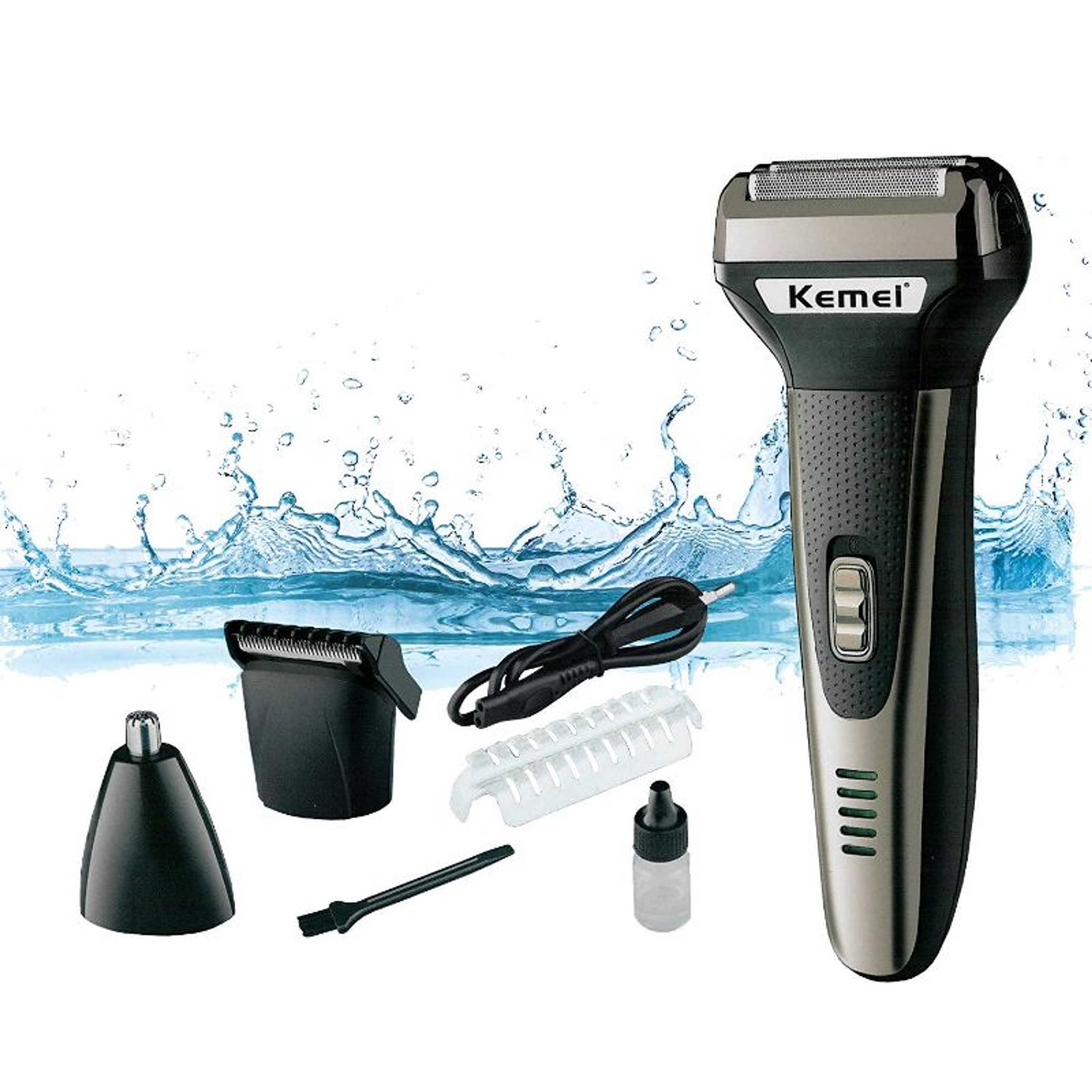 KEMEI PROFESSIONAL 3 IN 1 HAIR CLIPPER AND TRIMMER FOR MEN 6776 - Product Main Image