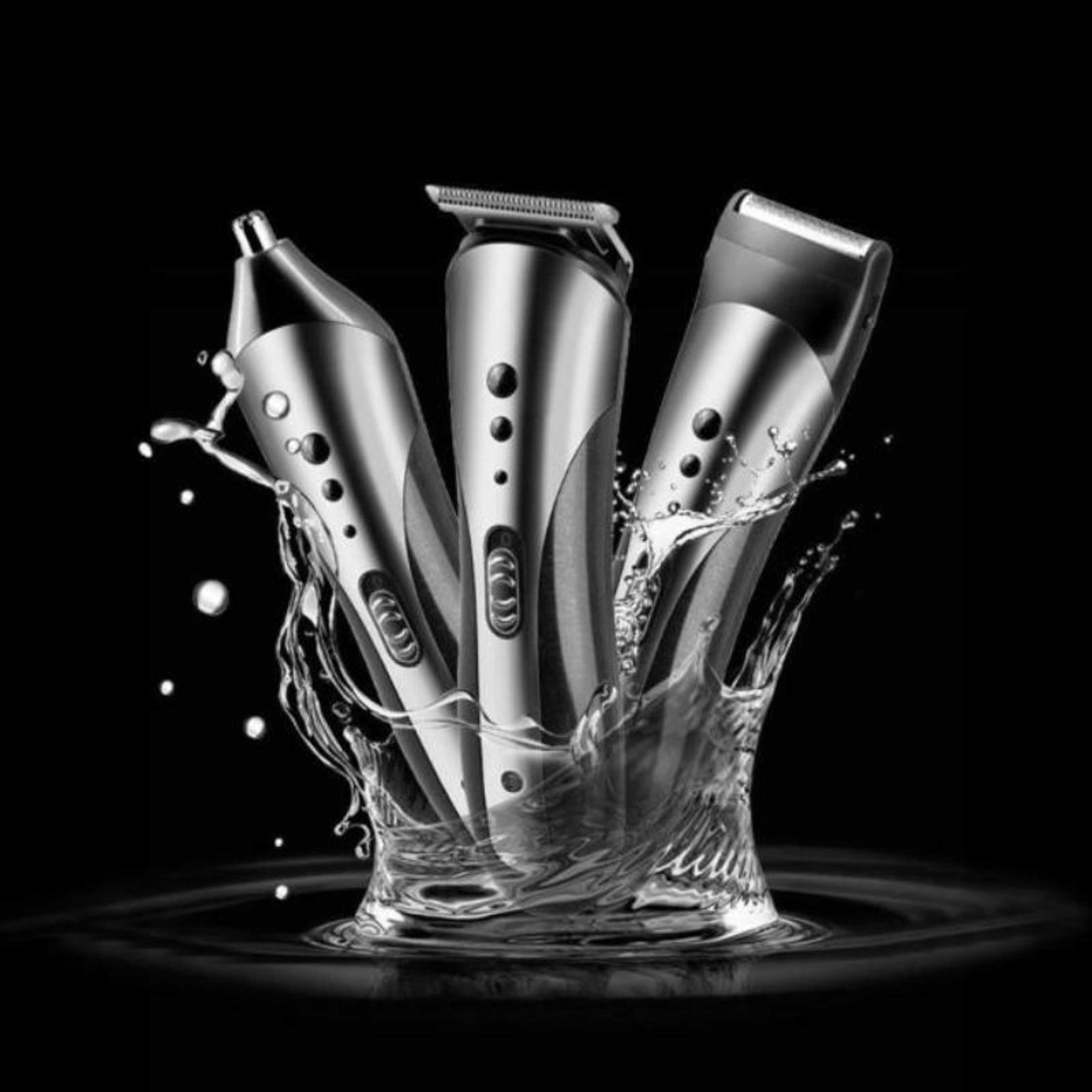 Km- 1407 - 3 In 1 Multifunctional Shaving Hair Clipper - With Shaver, Trimmer And Nose Trimmer 1 Year Brand Warranty - Product Main Image