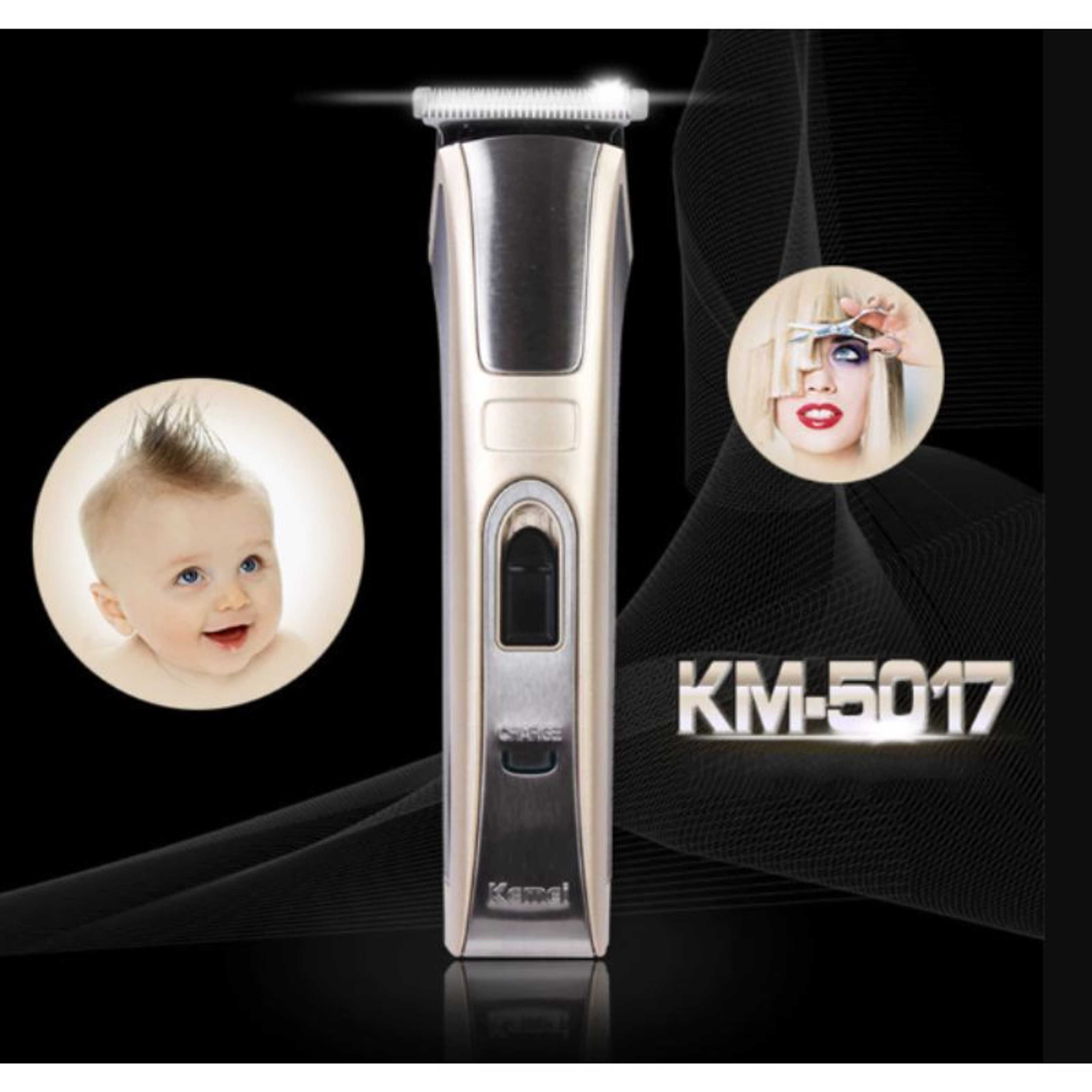 Kemei KM-5017 Hair Trimmer Rechargeable Electric Power Razor Men Baby Children Hair Clipper Razor barber cutting hair tools - Product Main Image