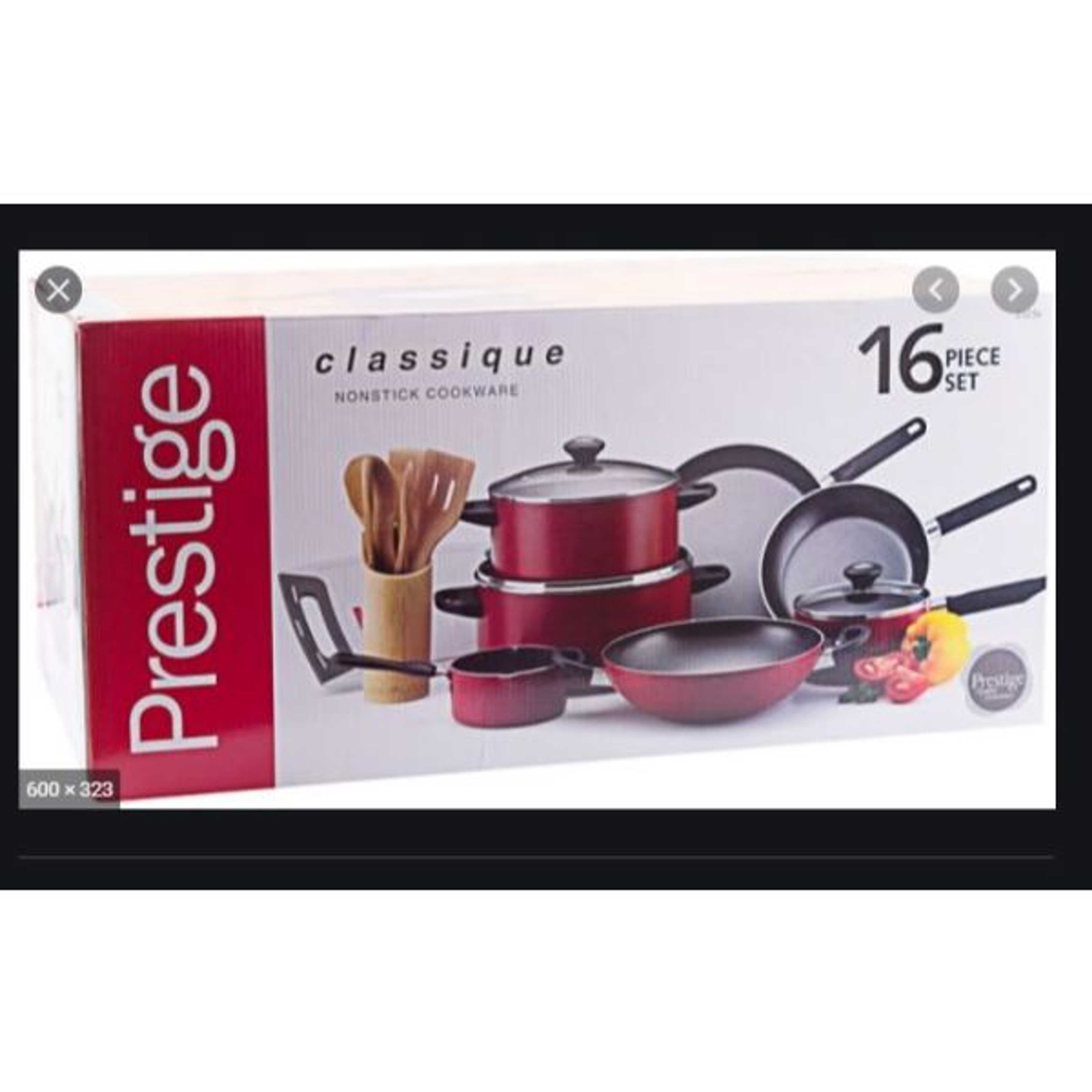 Prestige Non Stick Cookware 16 Pieces Set - Product Main Image