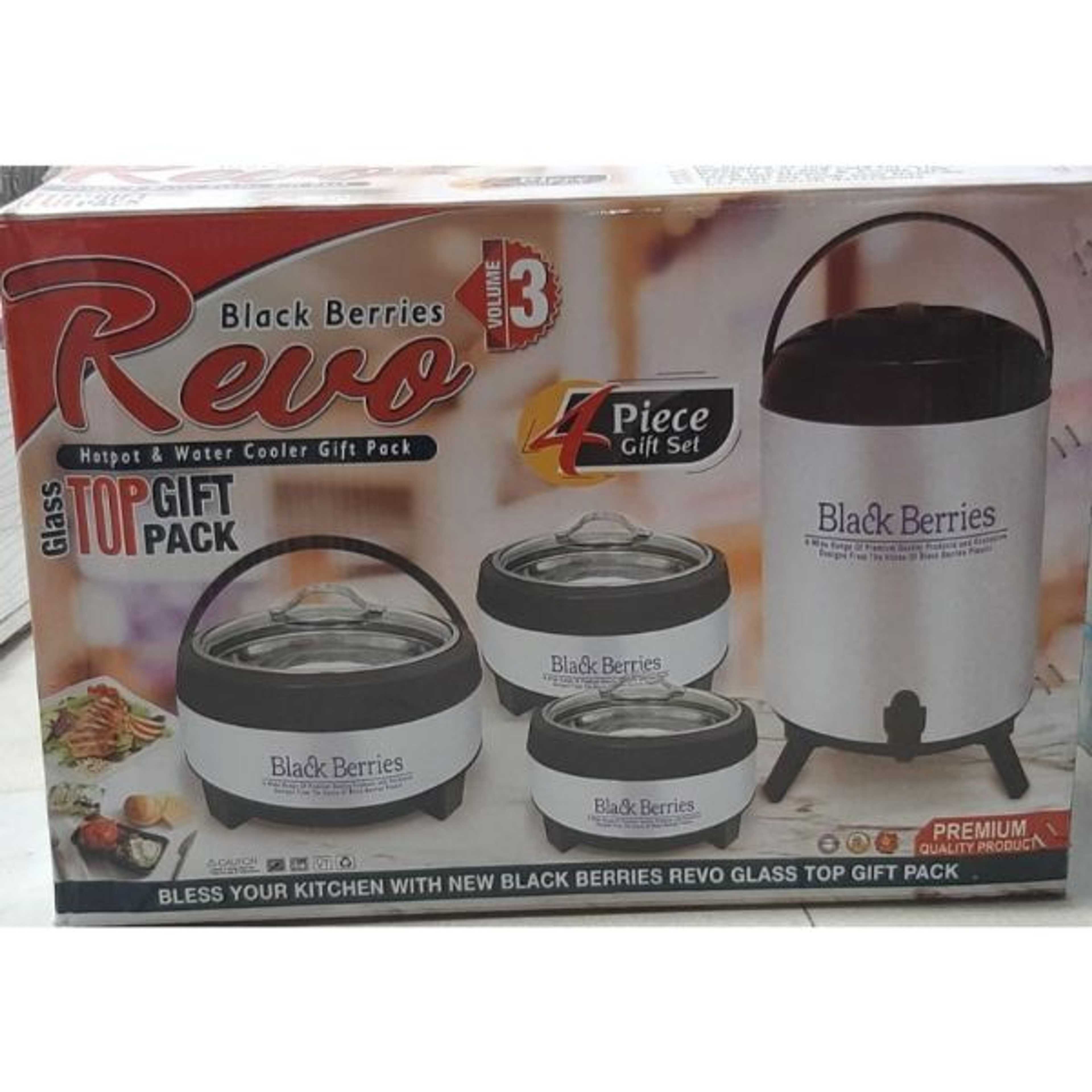 steel hotpot set with glass cover - Product Main Image