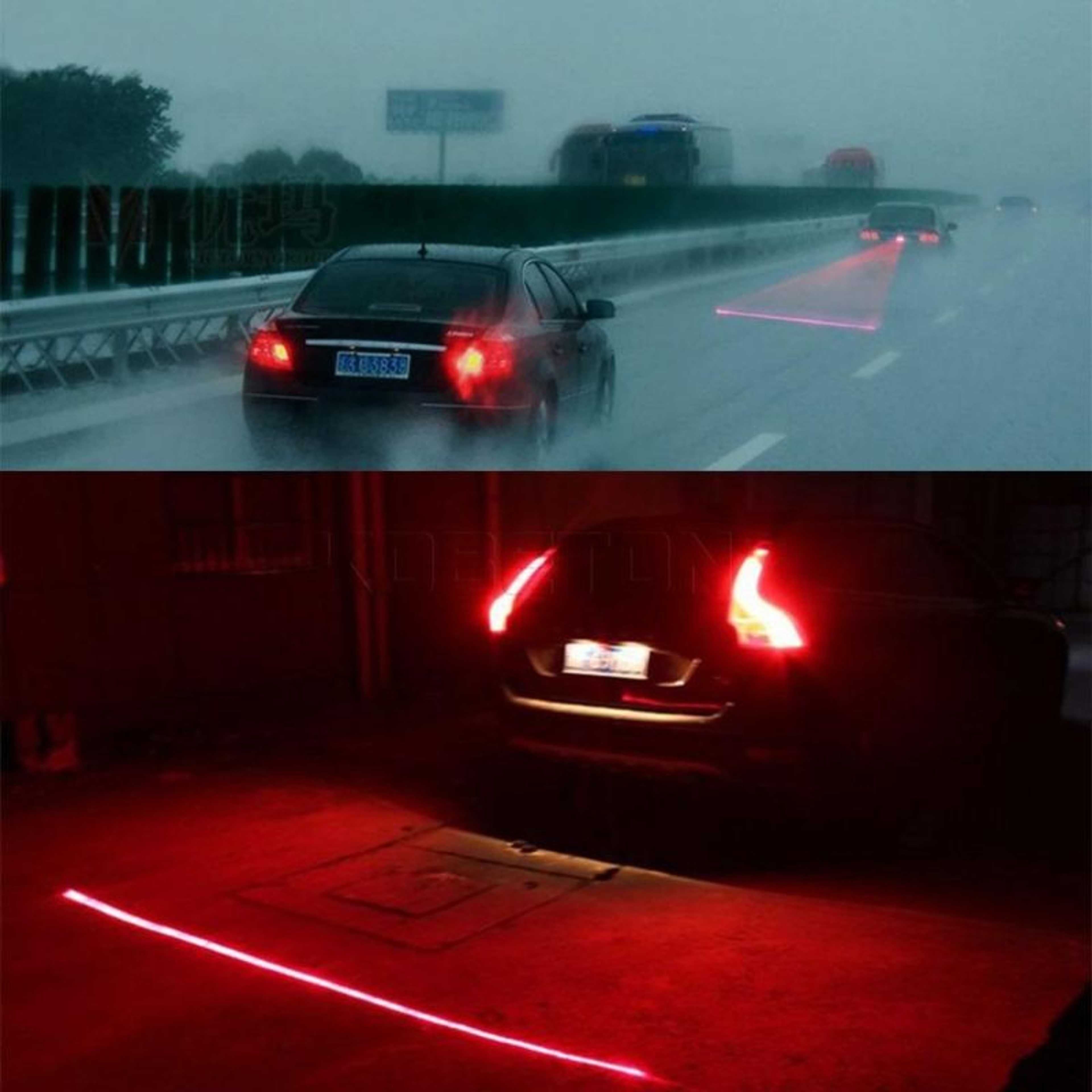 Car Laser Back Fog Light - Red