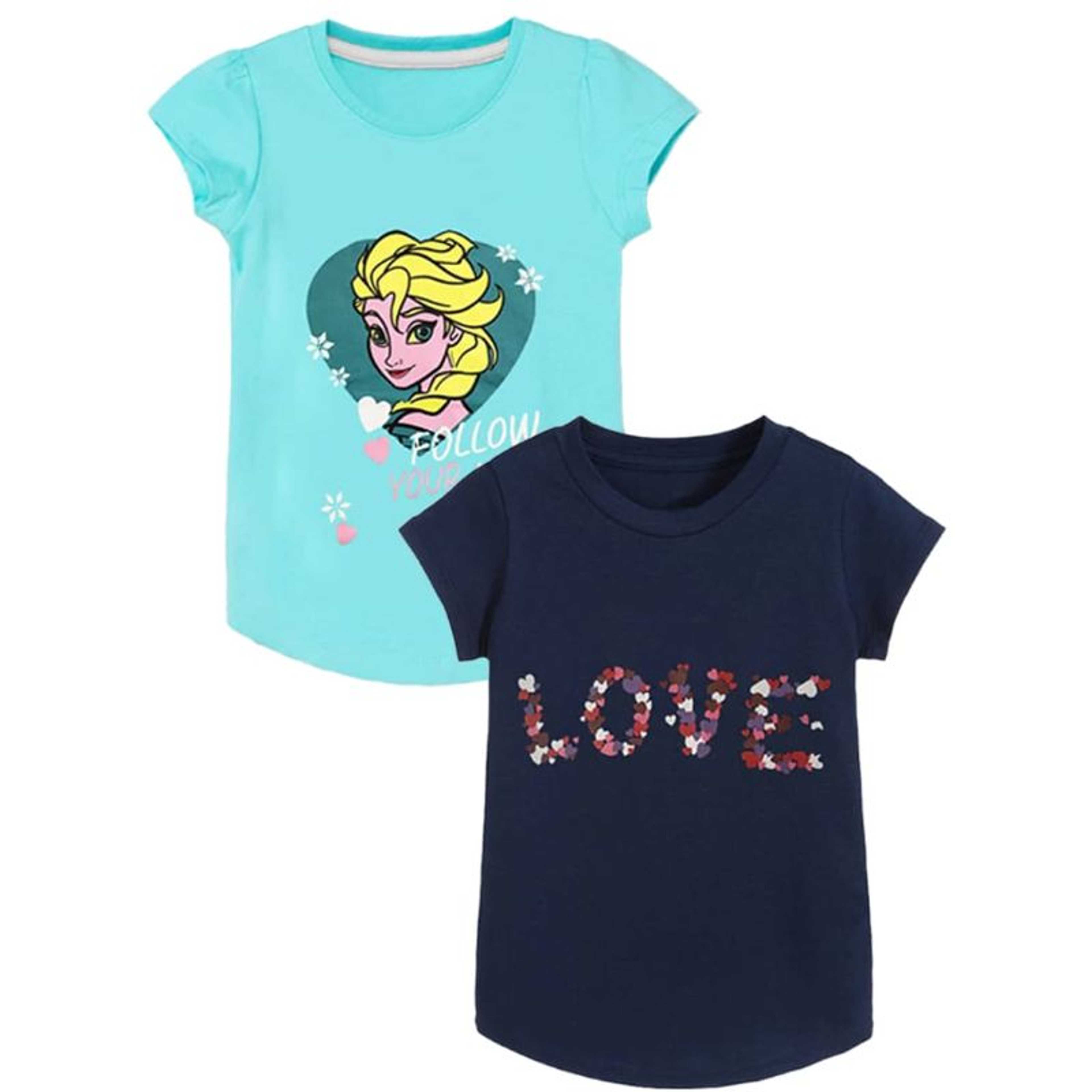 PACK OF 2 MIX GIRLS T-SHIRTS