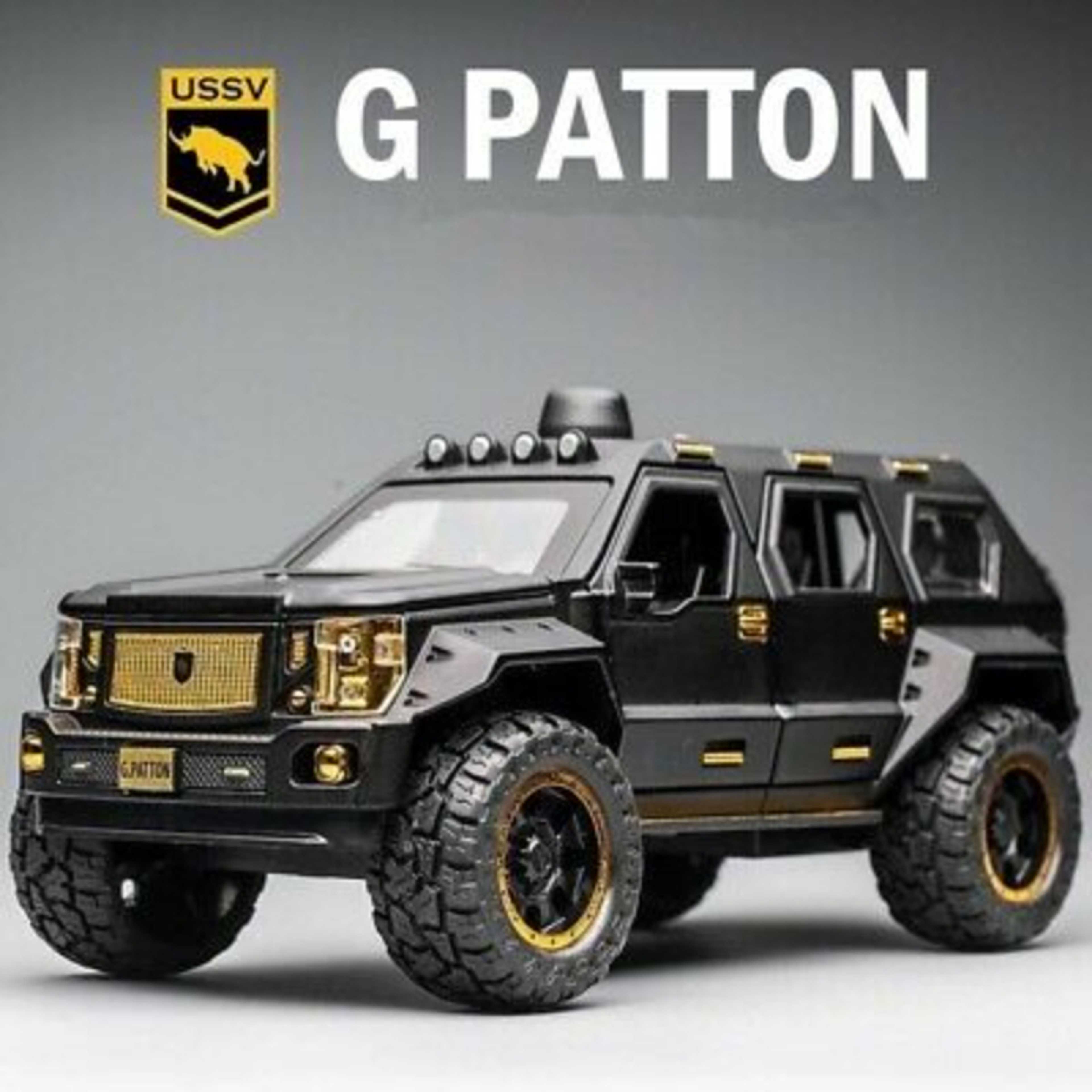 1:24 Diecast Chariot George Patton Off Road SUV