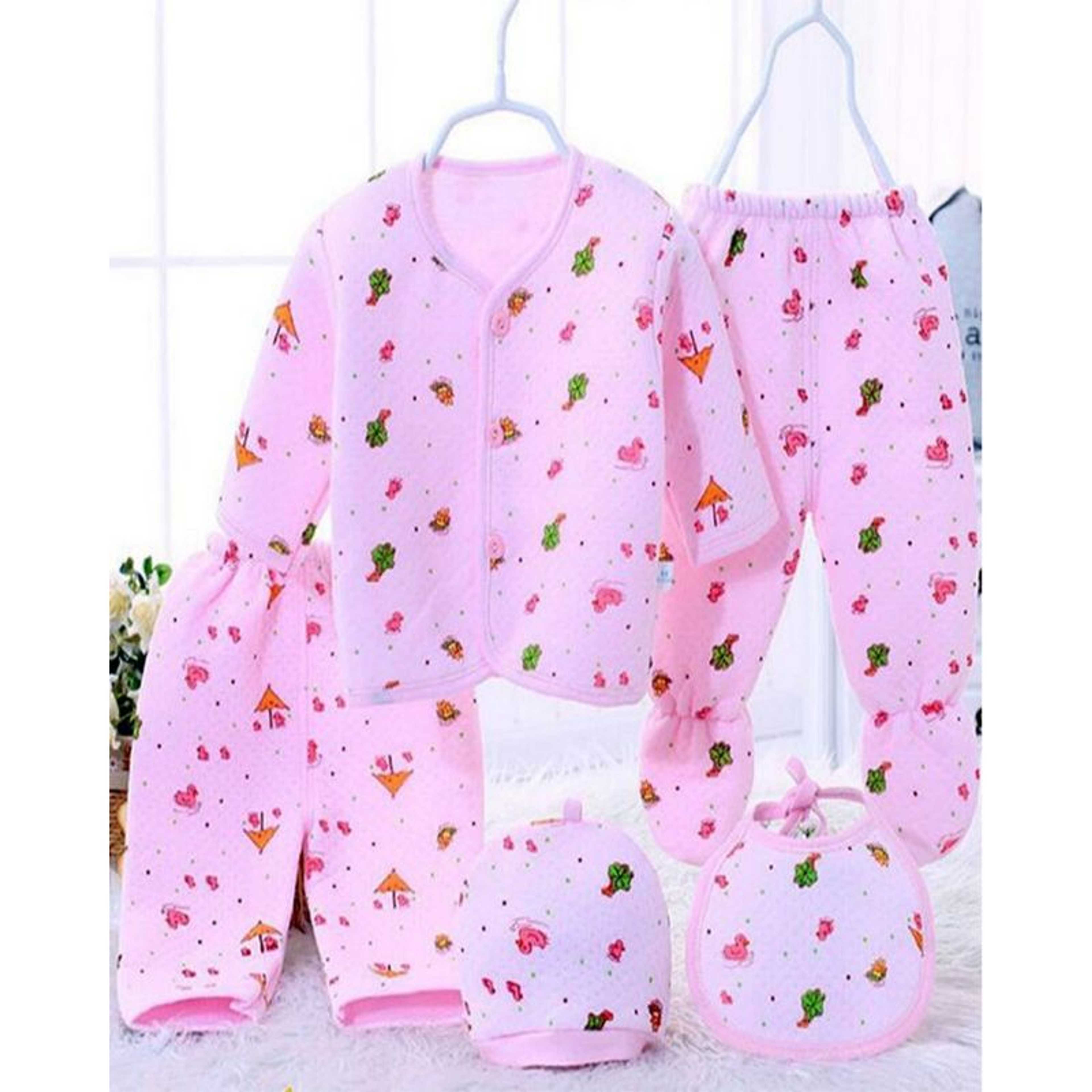 5Pcs Newborn Baby Suit  Infant  Clothes Sets 0-4 Months