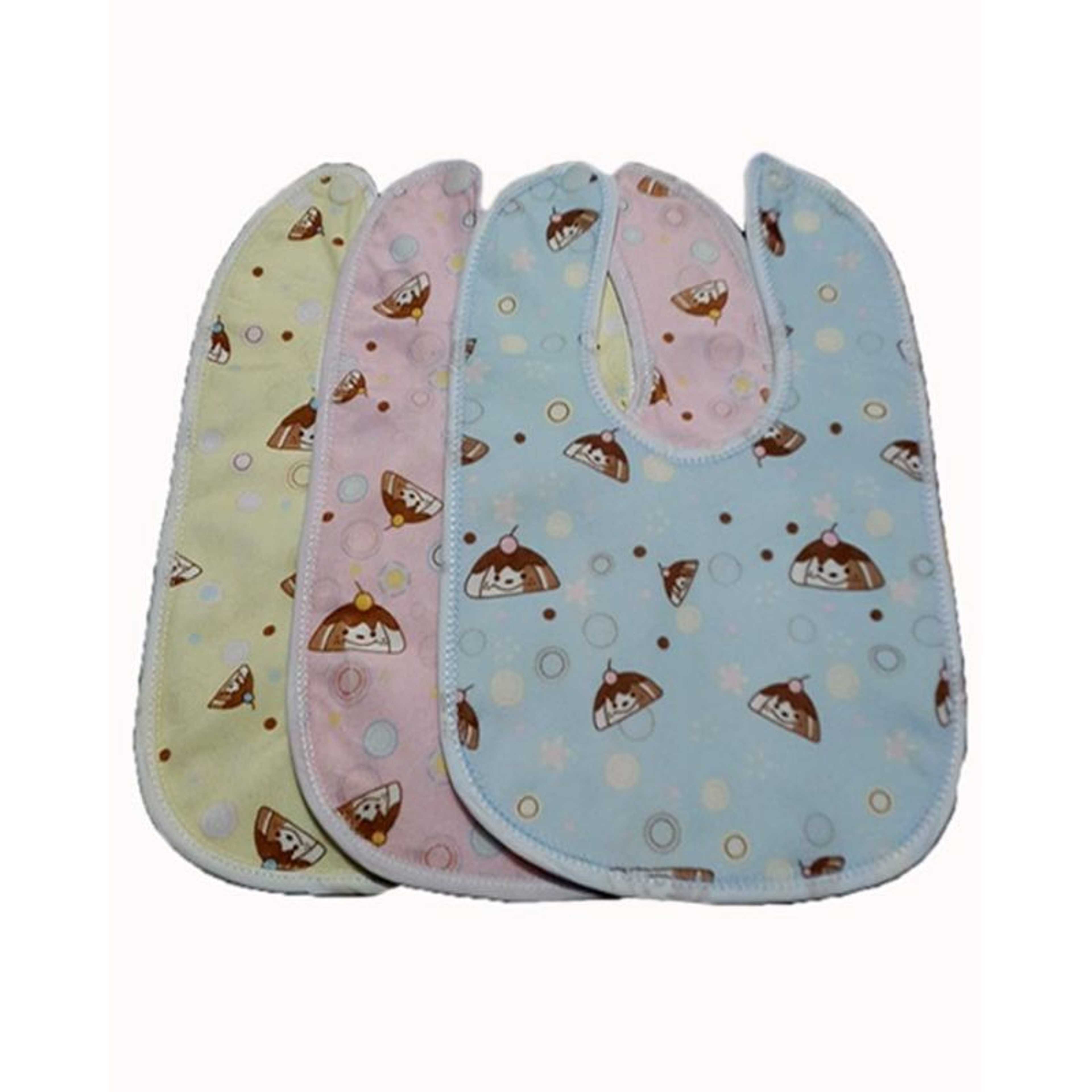 Baby Bib Velvet Multi Colour