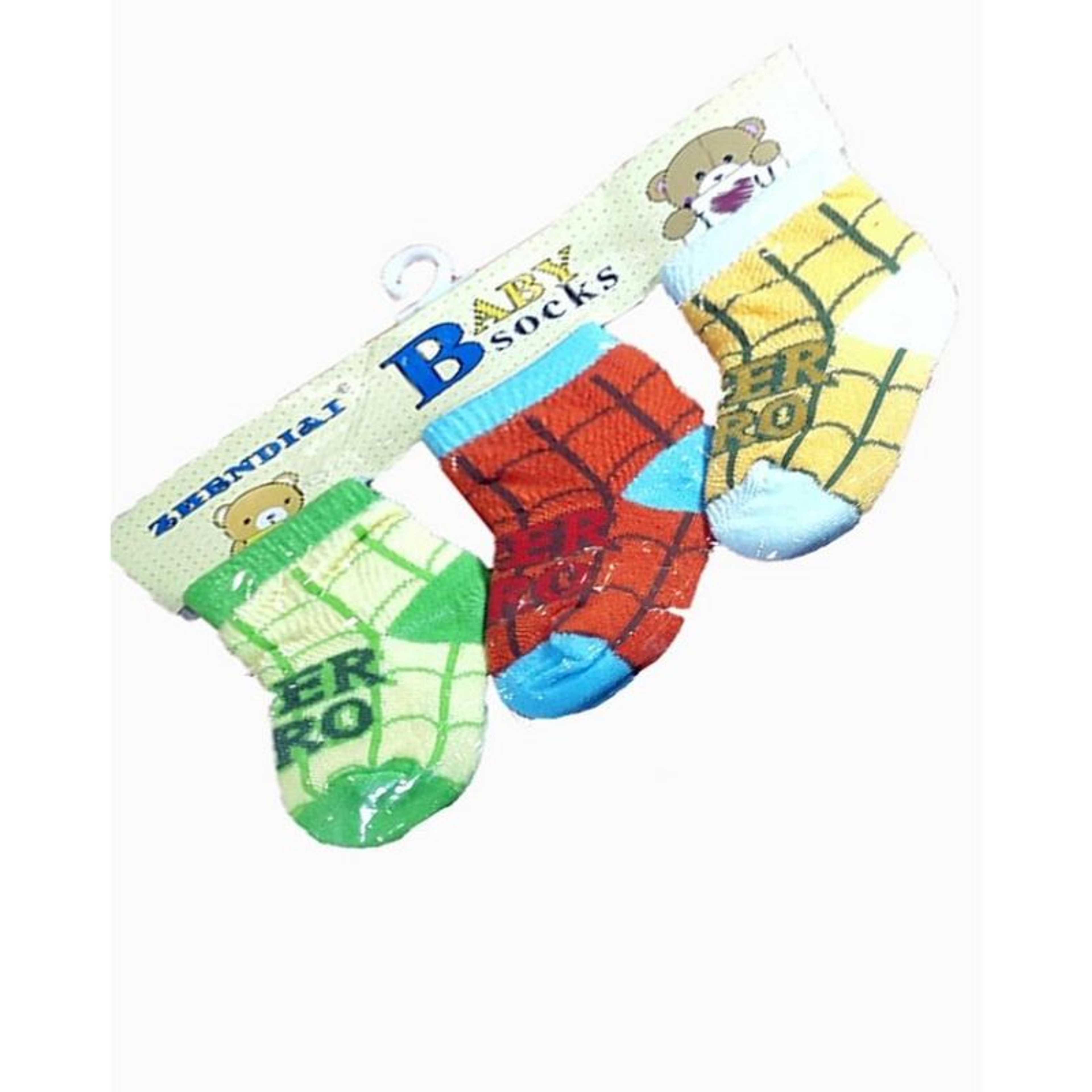 Baby Socks -for 0-6 months  Multicolor