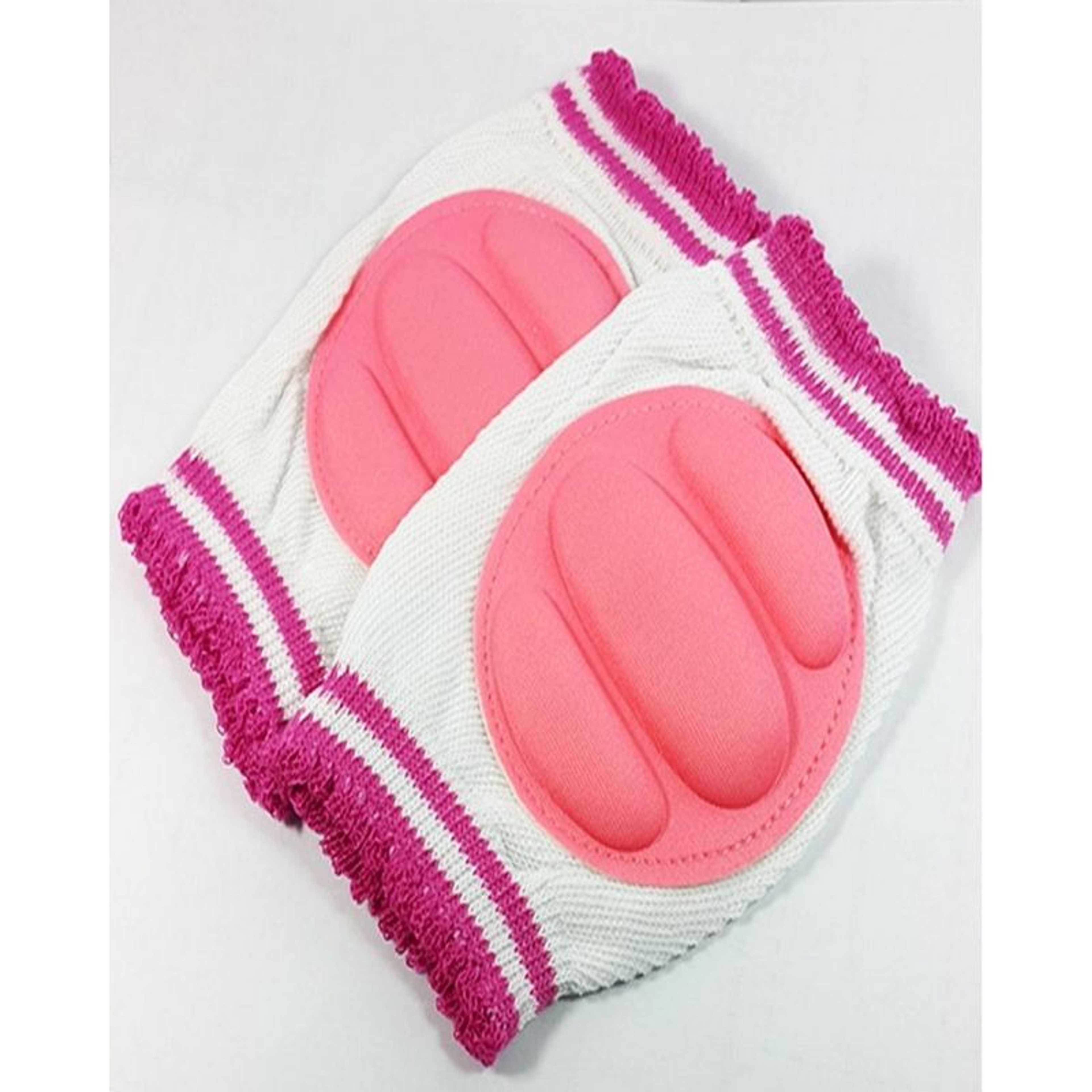 Adjustable Baby Crawling Knee Pads -pink