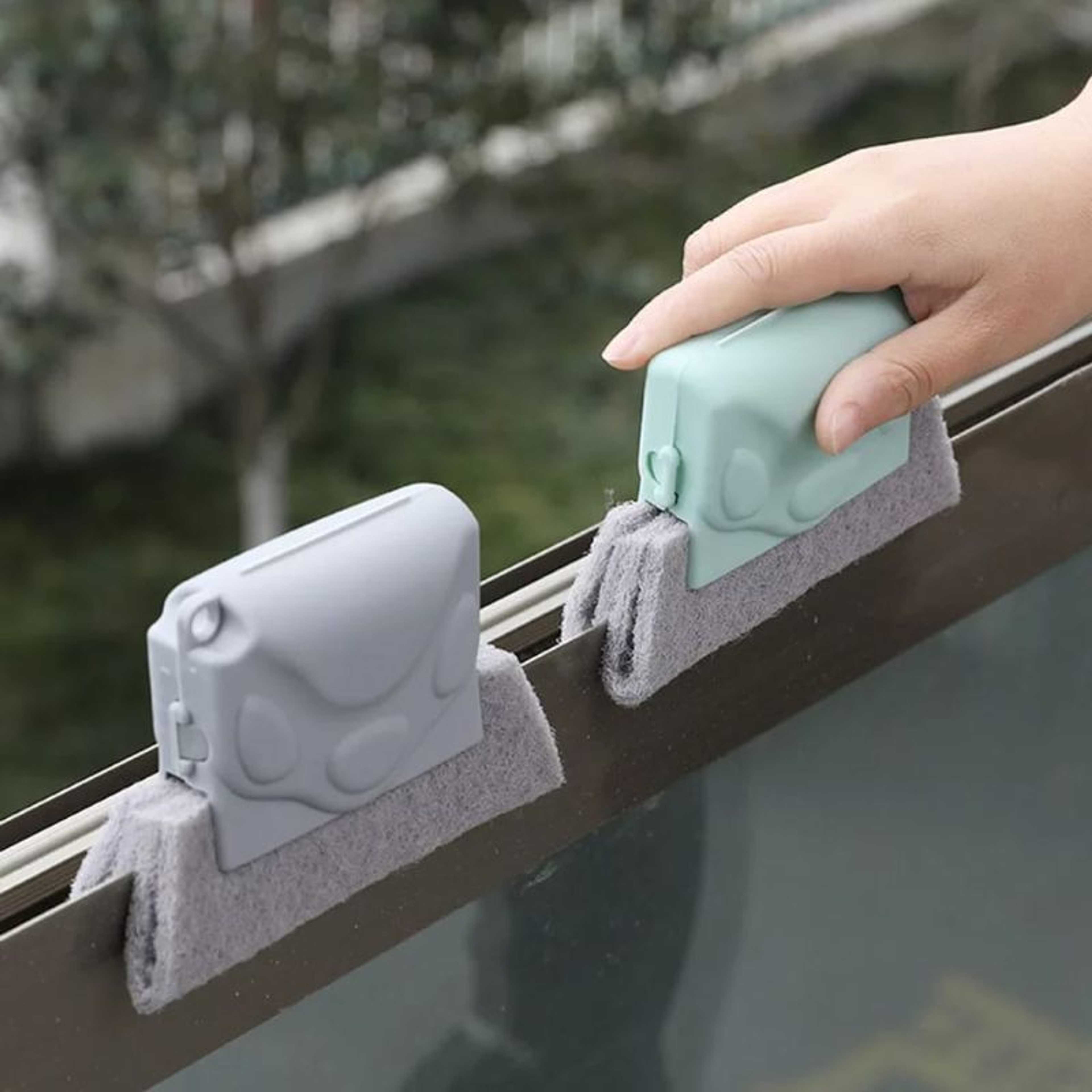 Magic Window Cleaning Brush Creative Window Groove Cleaning Cloth Windows Slot Cleaner Brush Clean Window Slot Clean Tool - Product Main Image