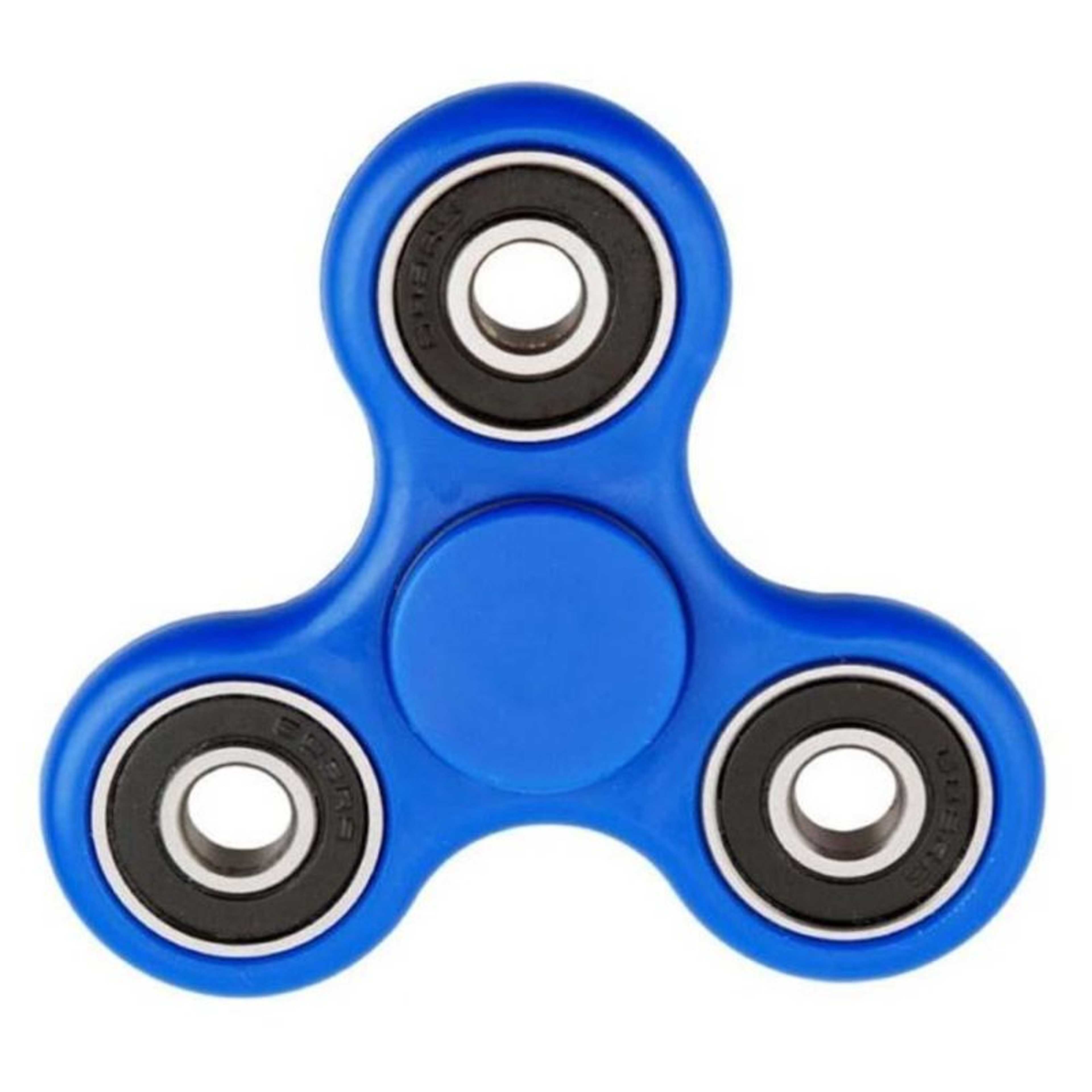 Wheels Tri-Spinner Fidget Toys Plastic Blue