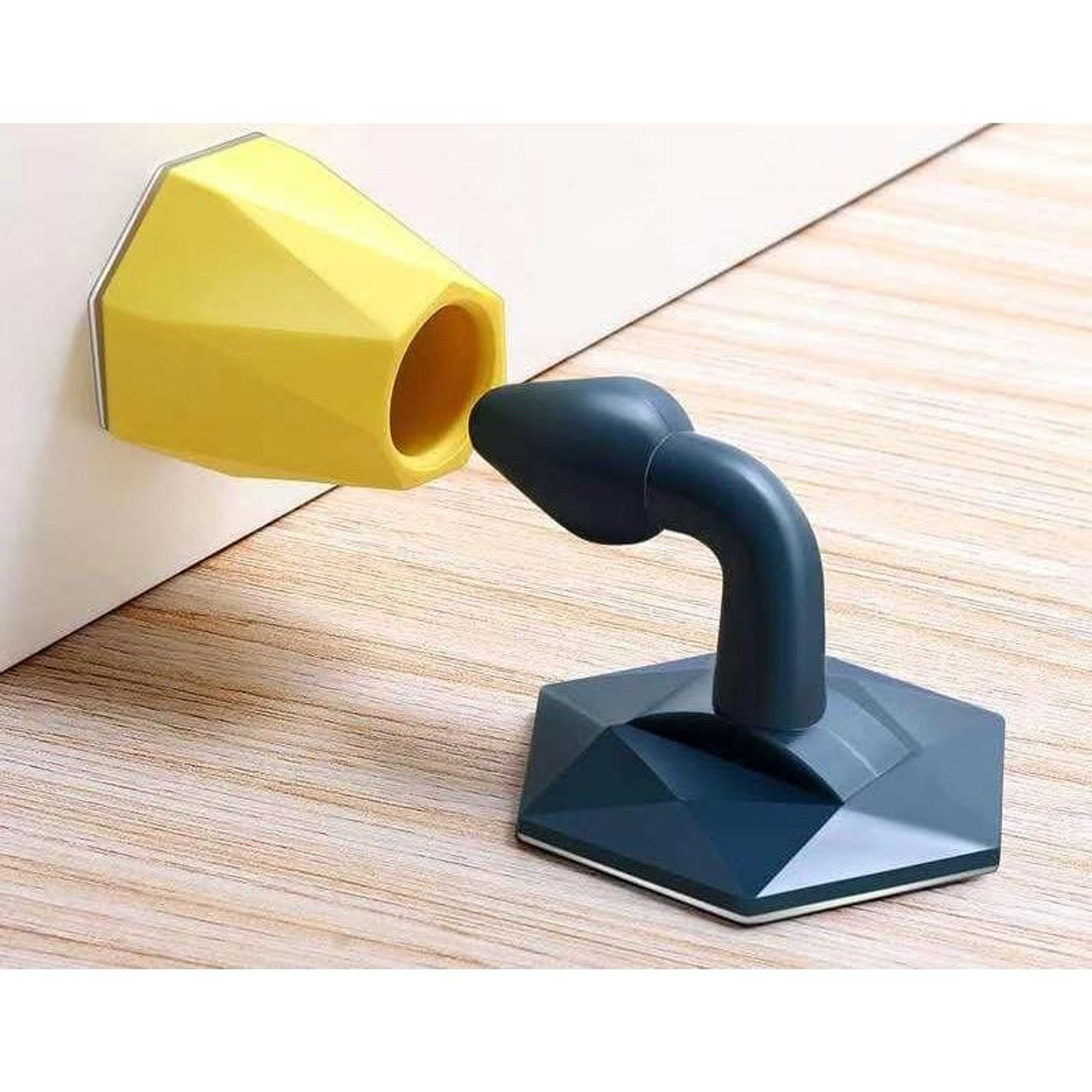 Silicone door stopper double-side tape wall protection anti-Collision door bumper - Product Main Image