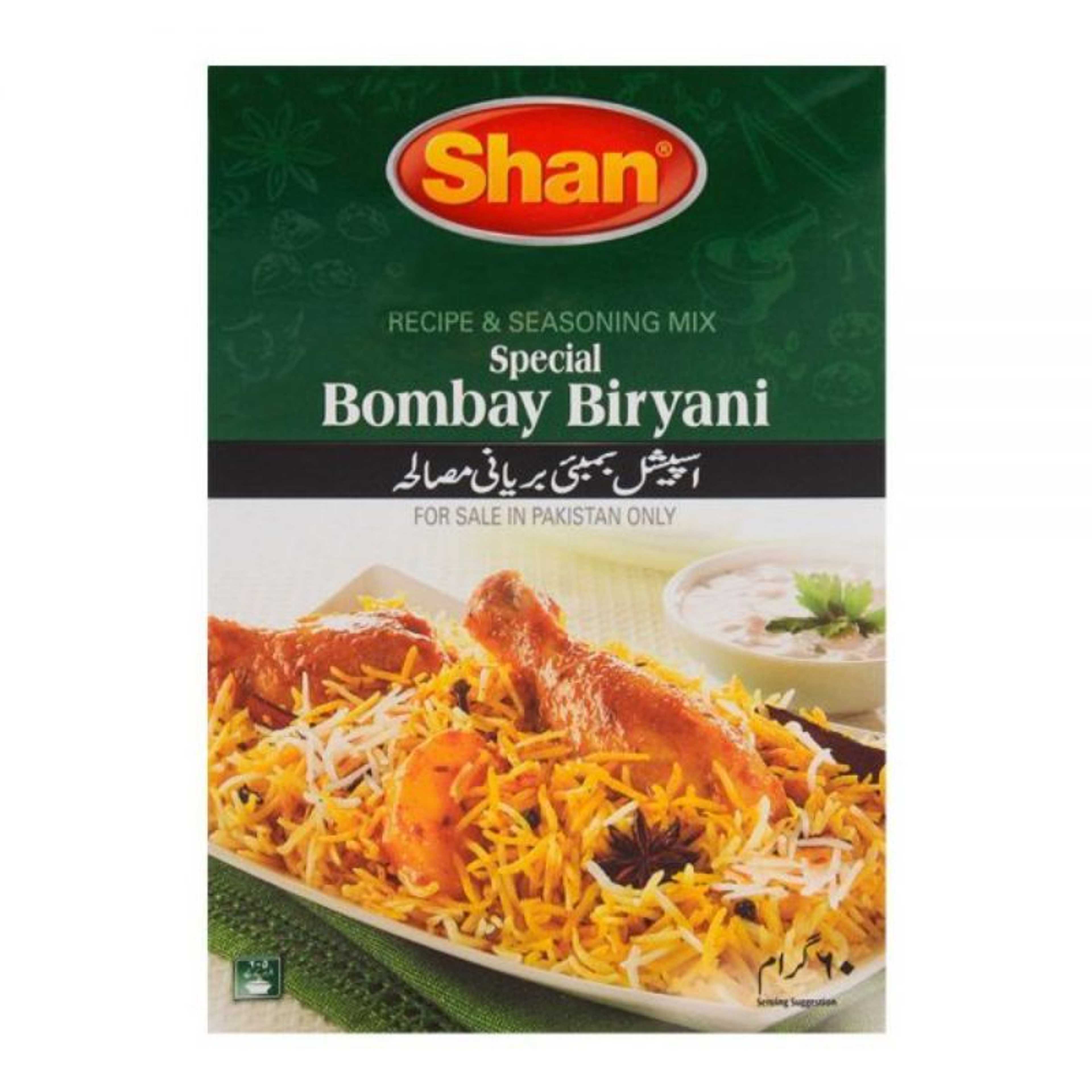 Shan Special Bombay Biryani Recipe Masala 60gm