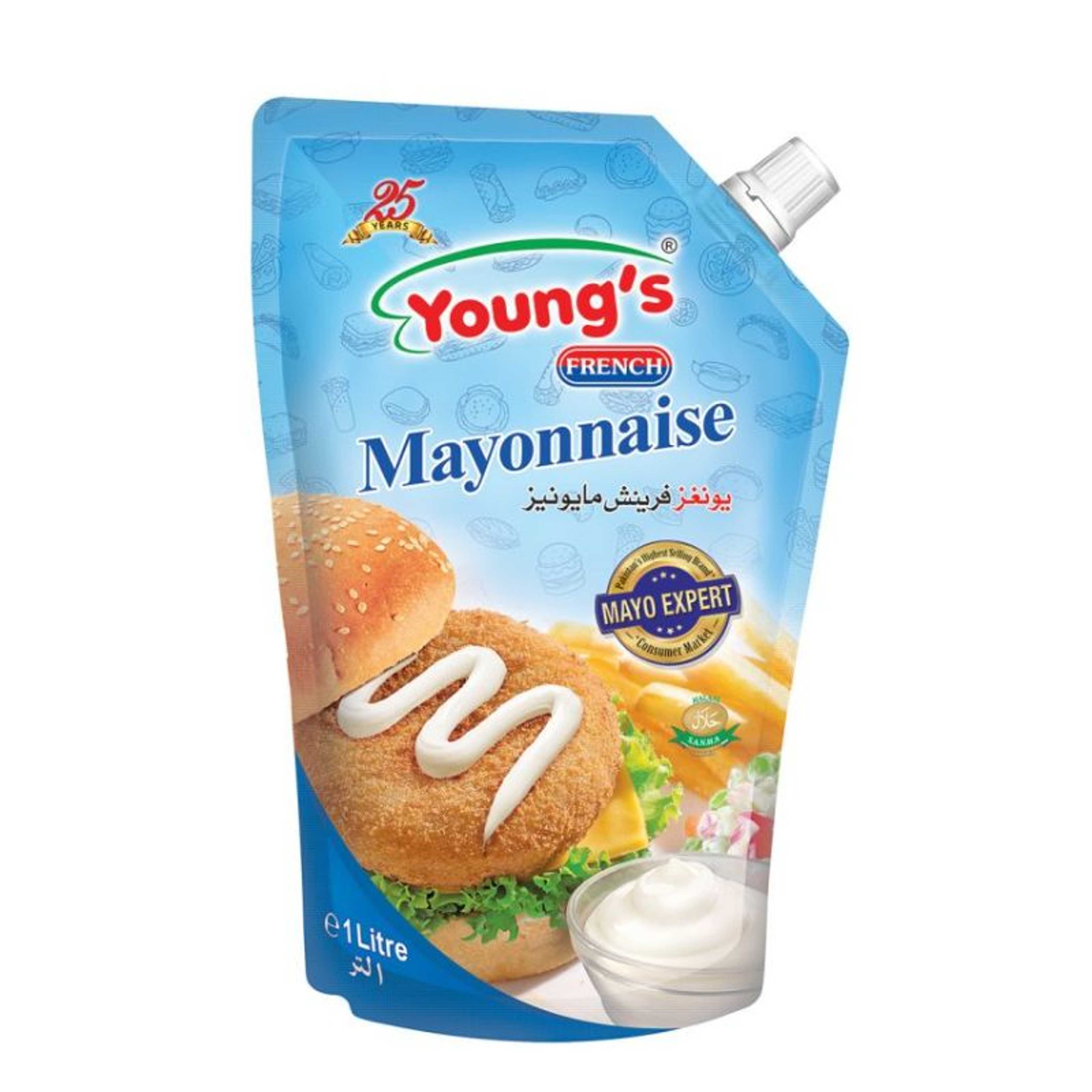 Youngs Mayonnaise 1ltr