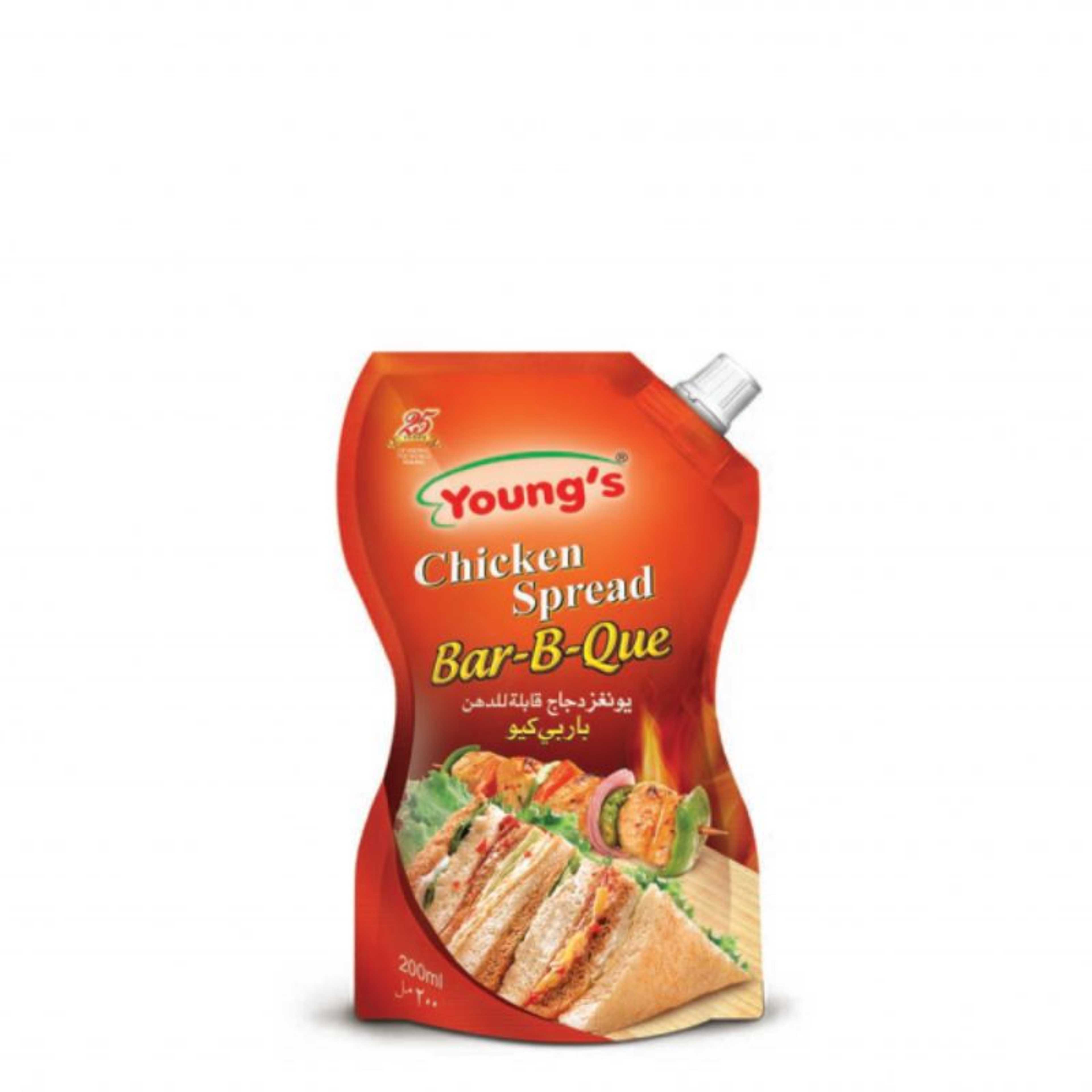 Youngs Chicken Spread Bar-b-Que 200ml