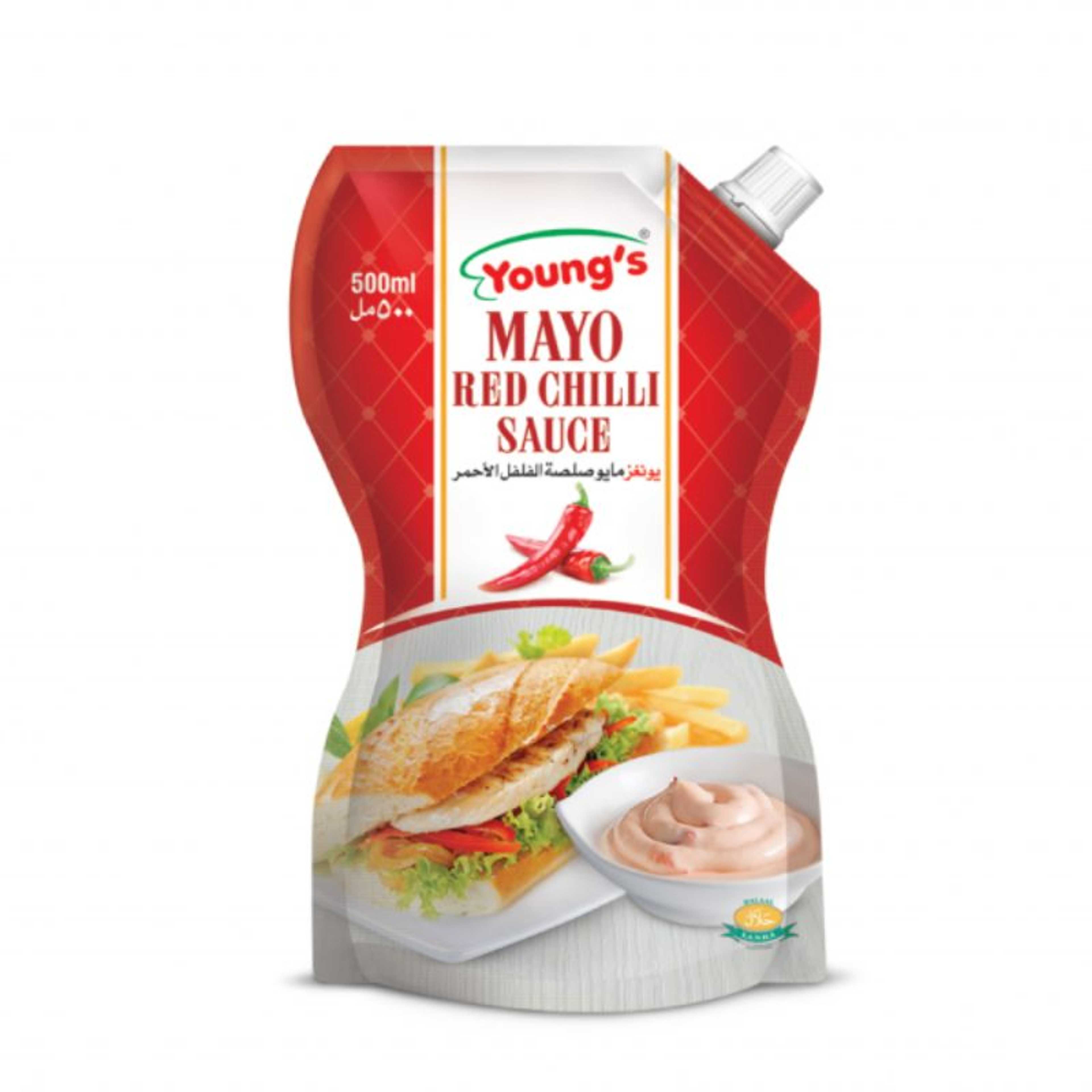 Youngs Mayo Red Chili Sauce 500ml