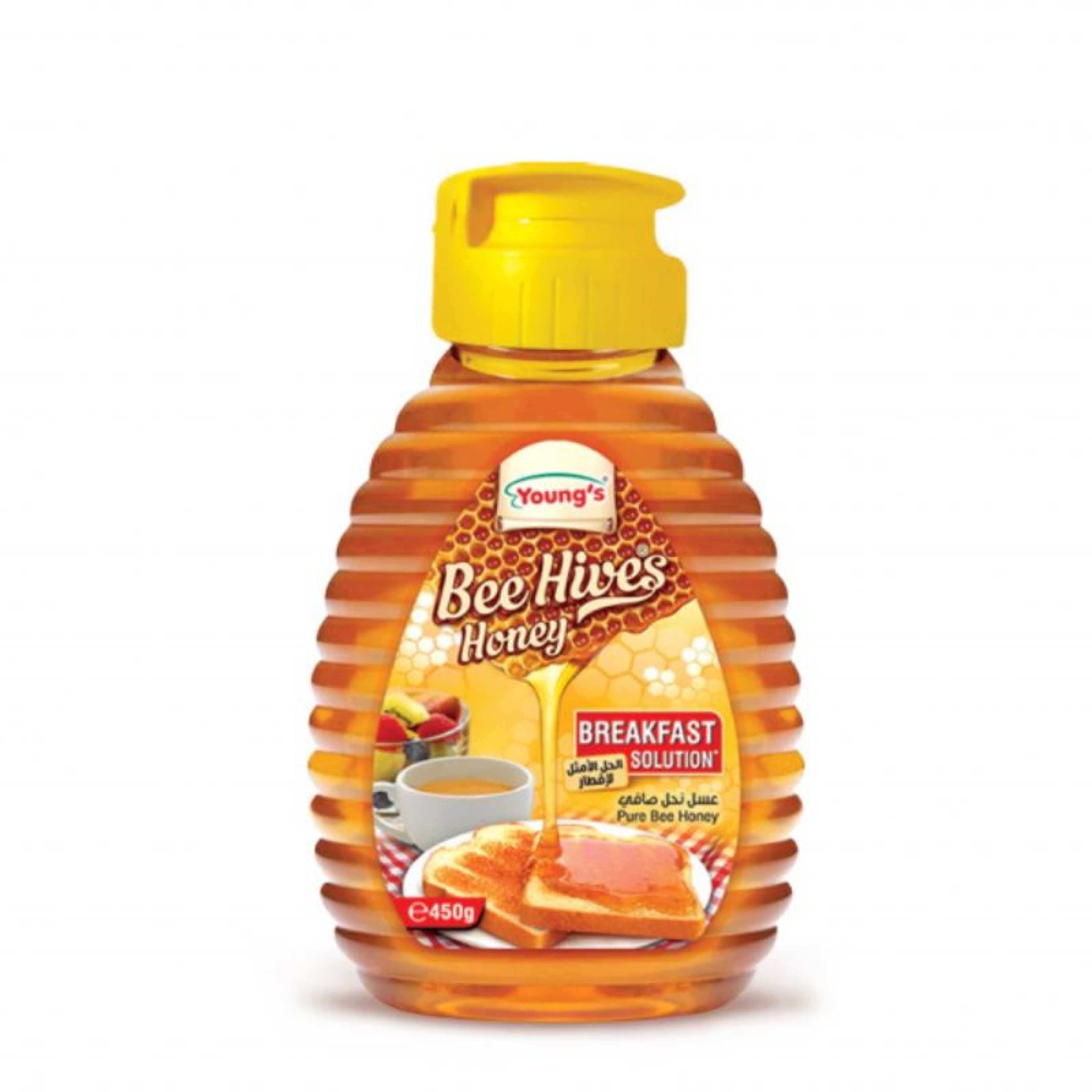 Young’s BeeHives Honey 450 gm Squeeze bottle