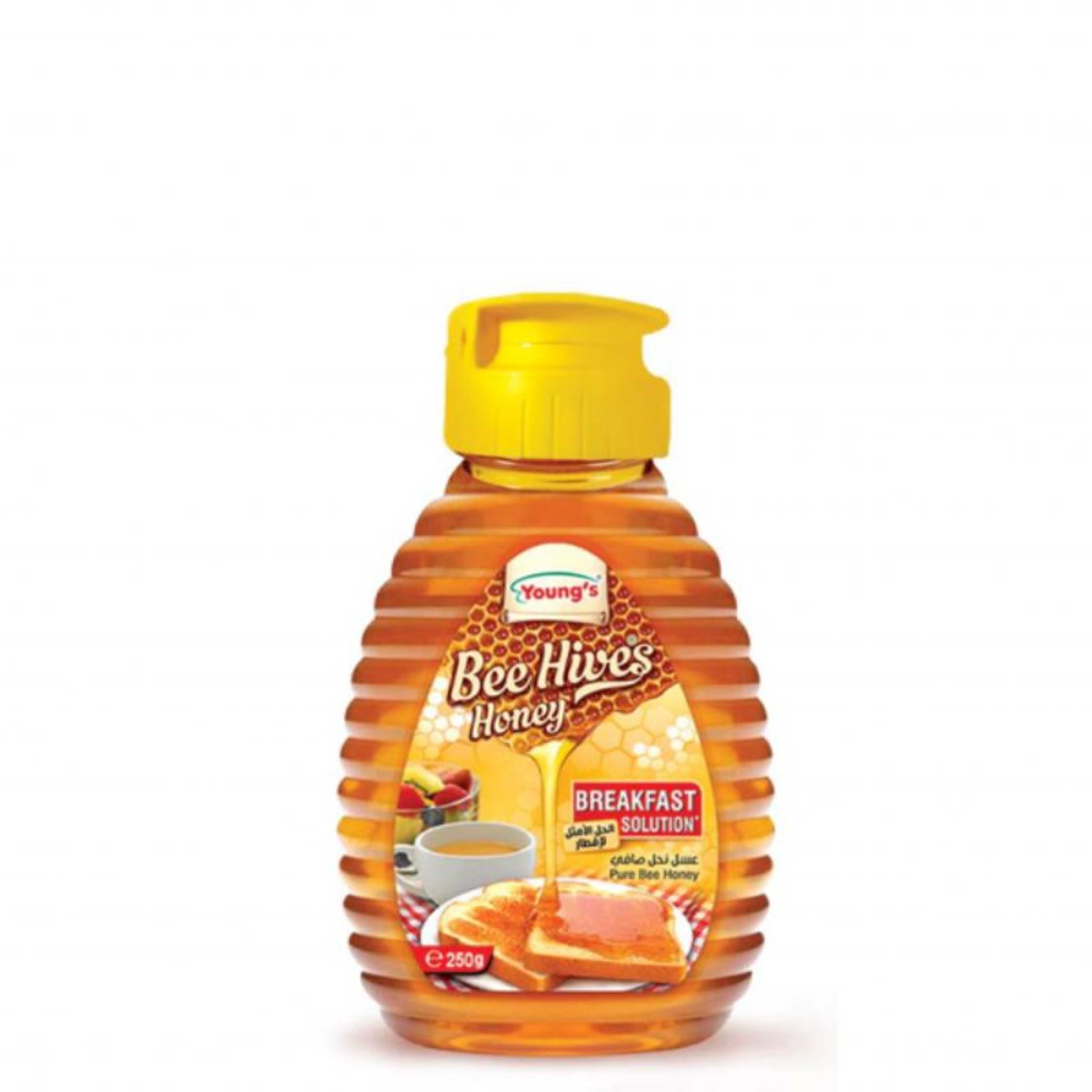 Young’s BeeHives Honey 250 gm Squeeze bottle