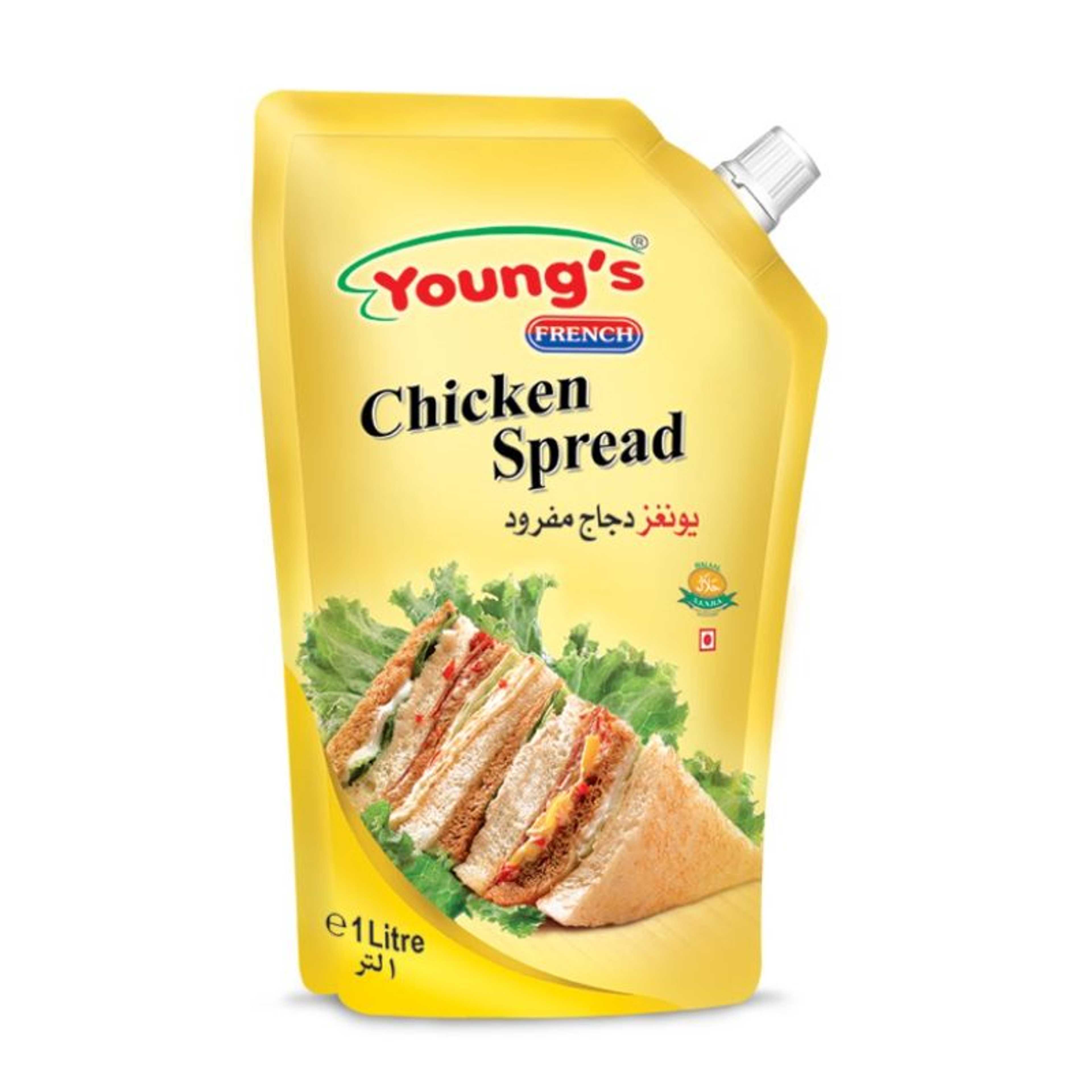 Youngs Chicken Spread Pouch -1ltr