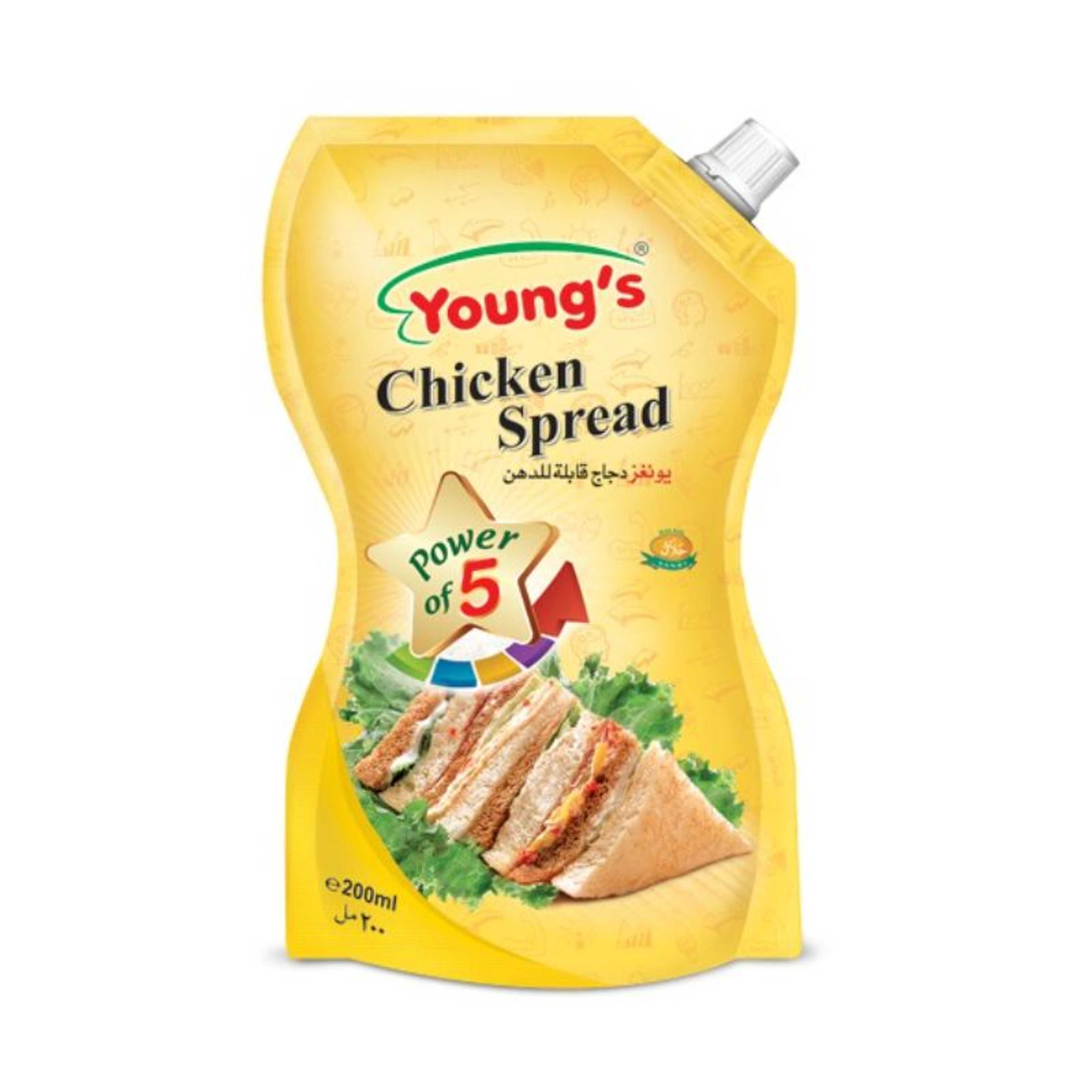 Youngs Chicken Spread Pouch – 200ml