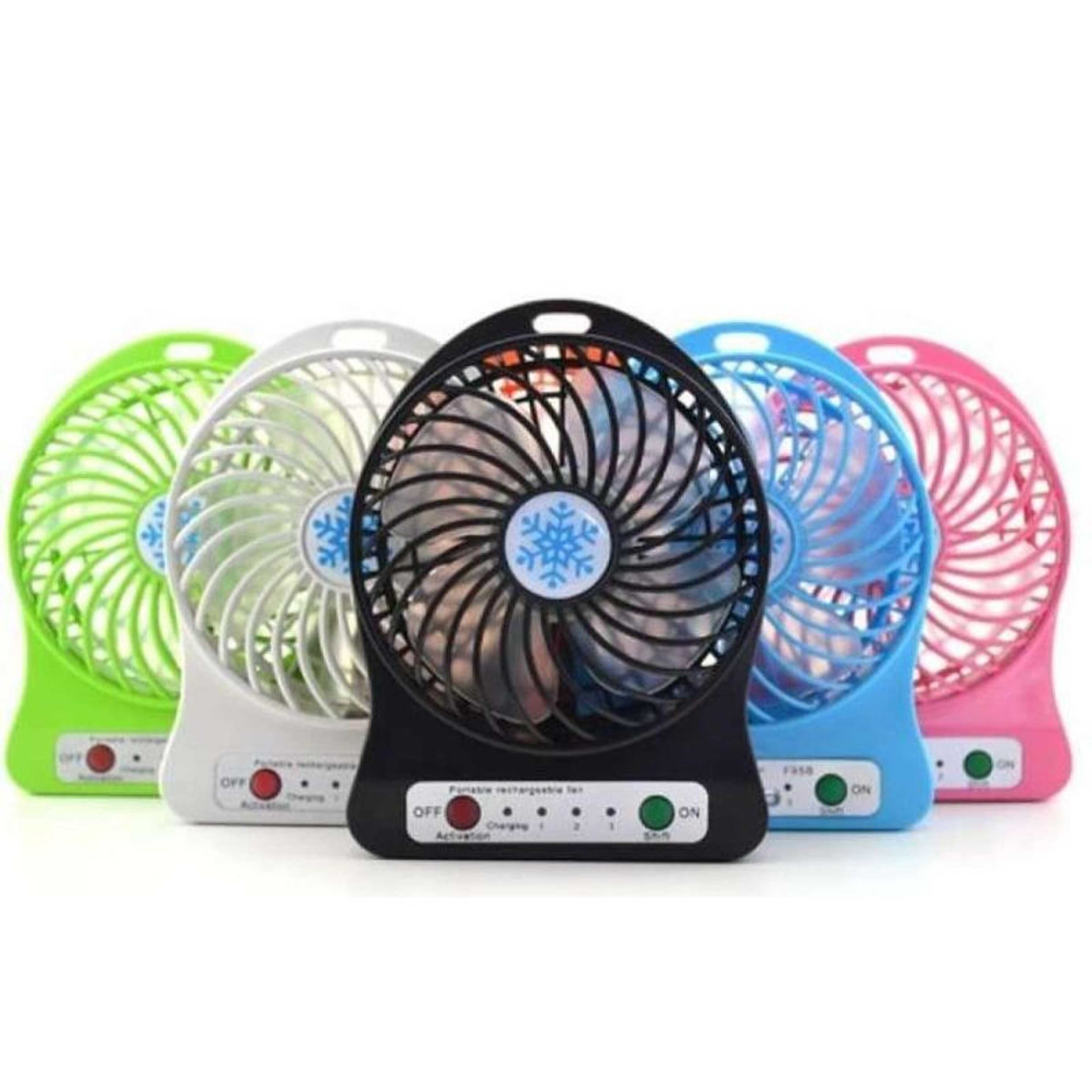 Mini Usb Portable Fan - Multifunctional Rechargeable Fan With Powerbank