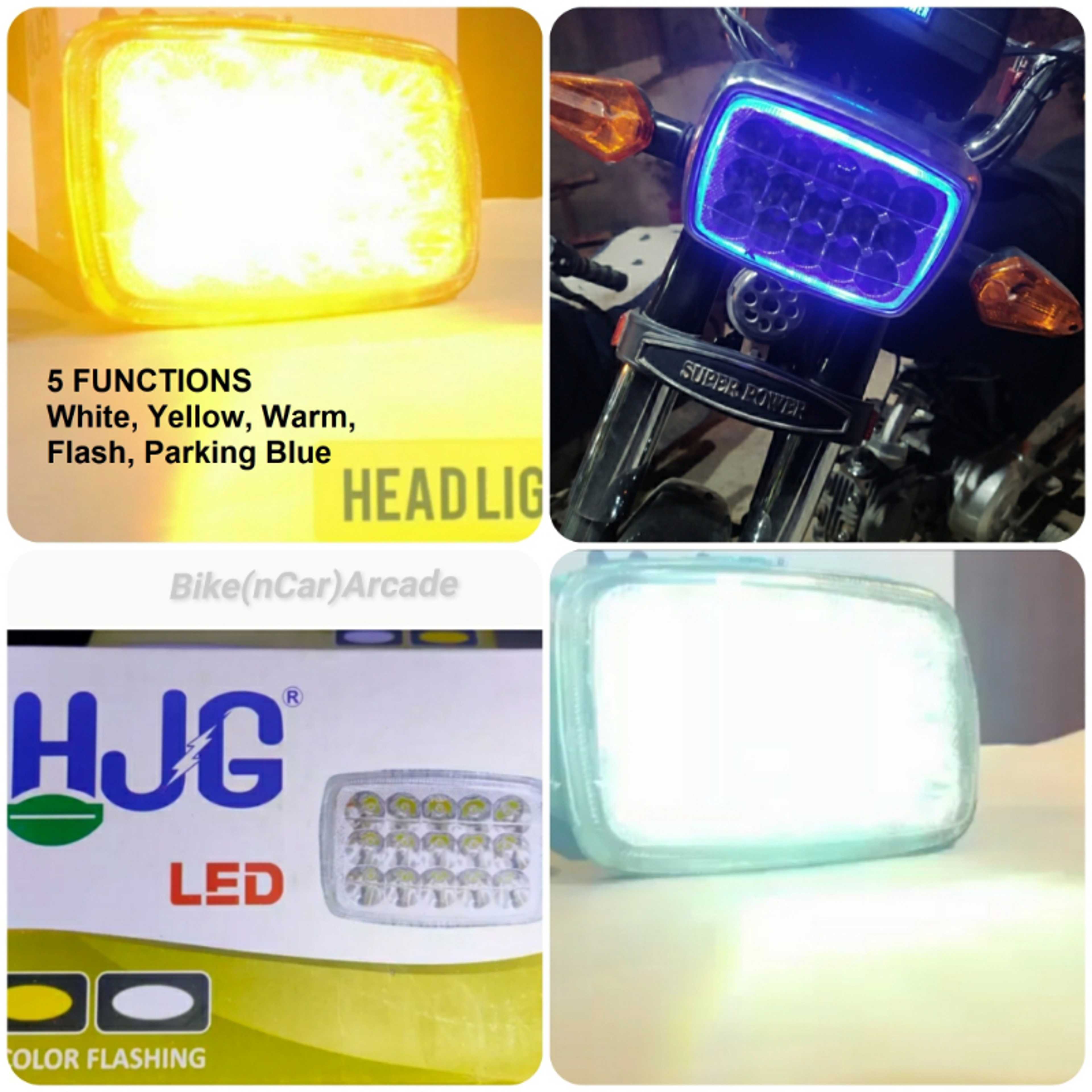 3 Color 5 function in one HJG Beam 15 led Beads for Bikes