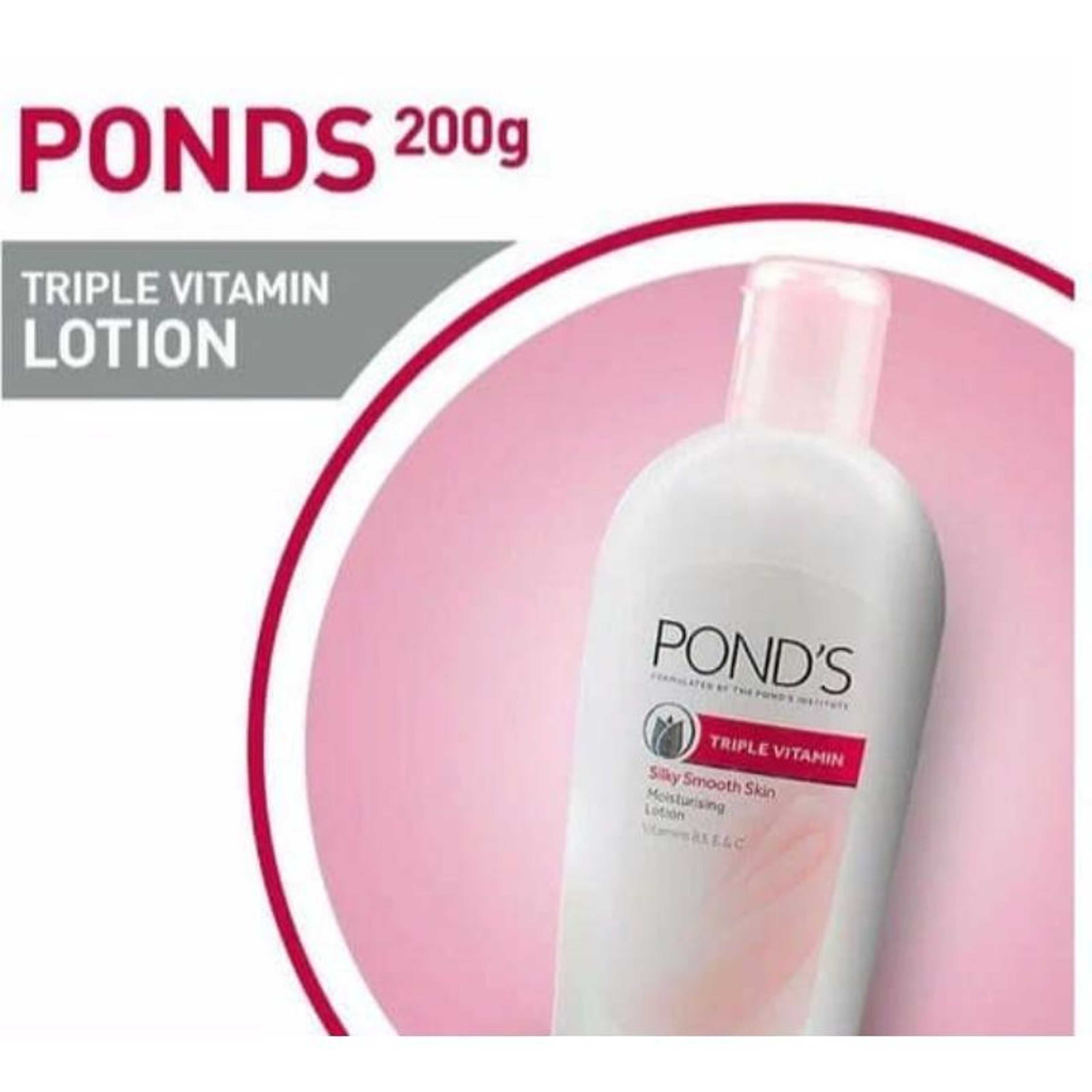 Pond's body lotion