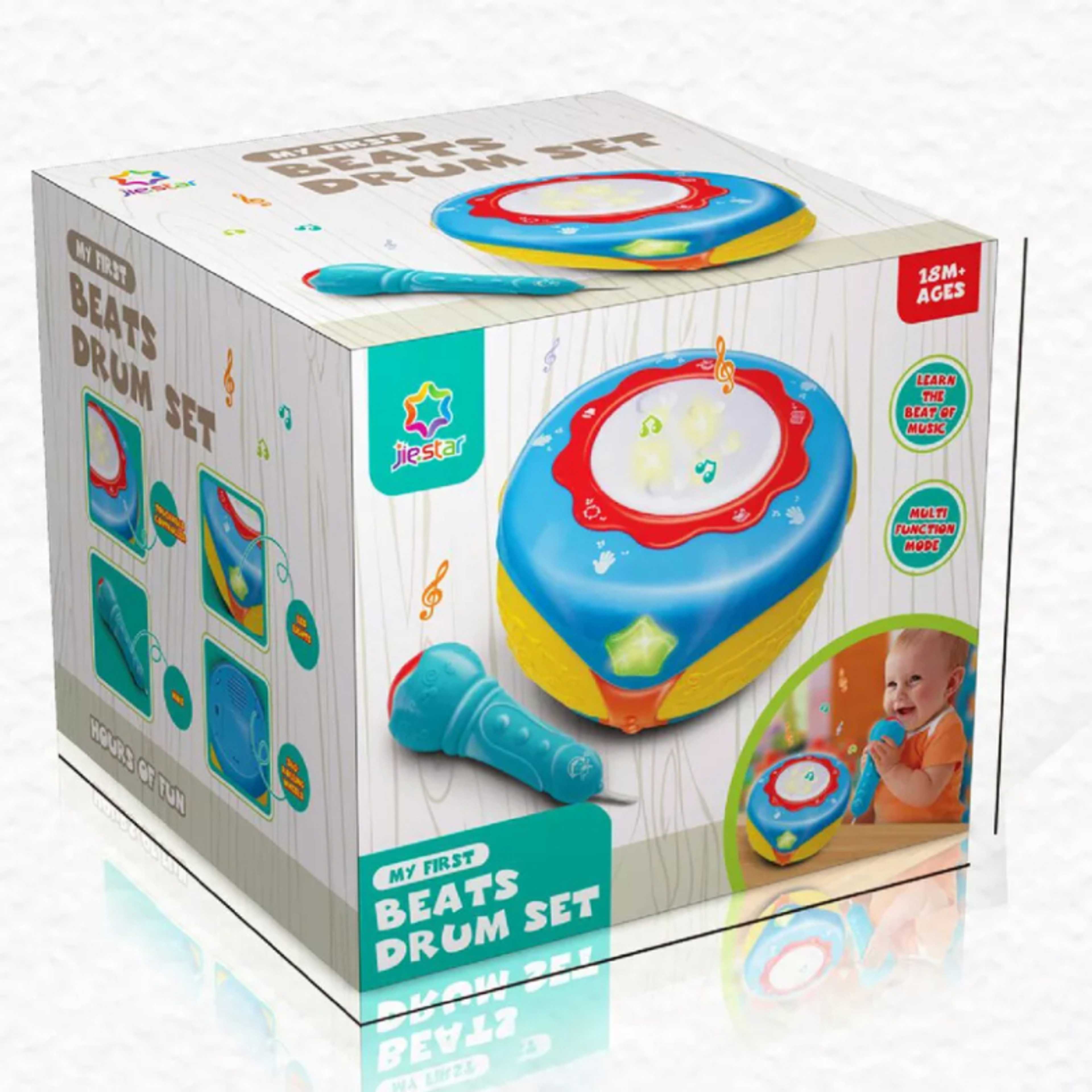 MR. HE Hand Beat Drum 6 Mix Kids Play Toy