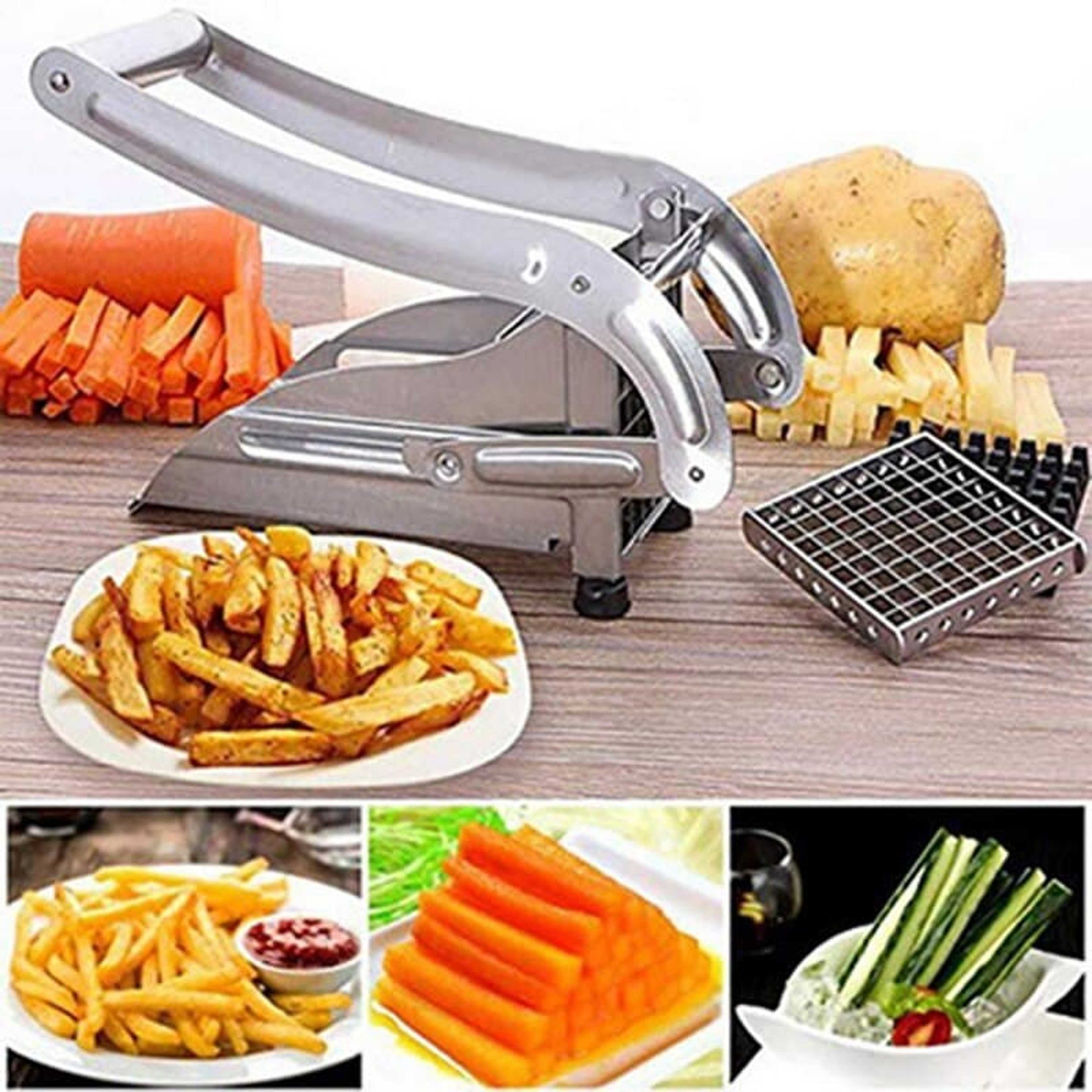Stainless Steel French Fries Potato Cutter Slicer Potato Chips Making Machine - Product Main Image
