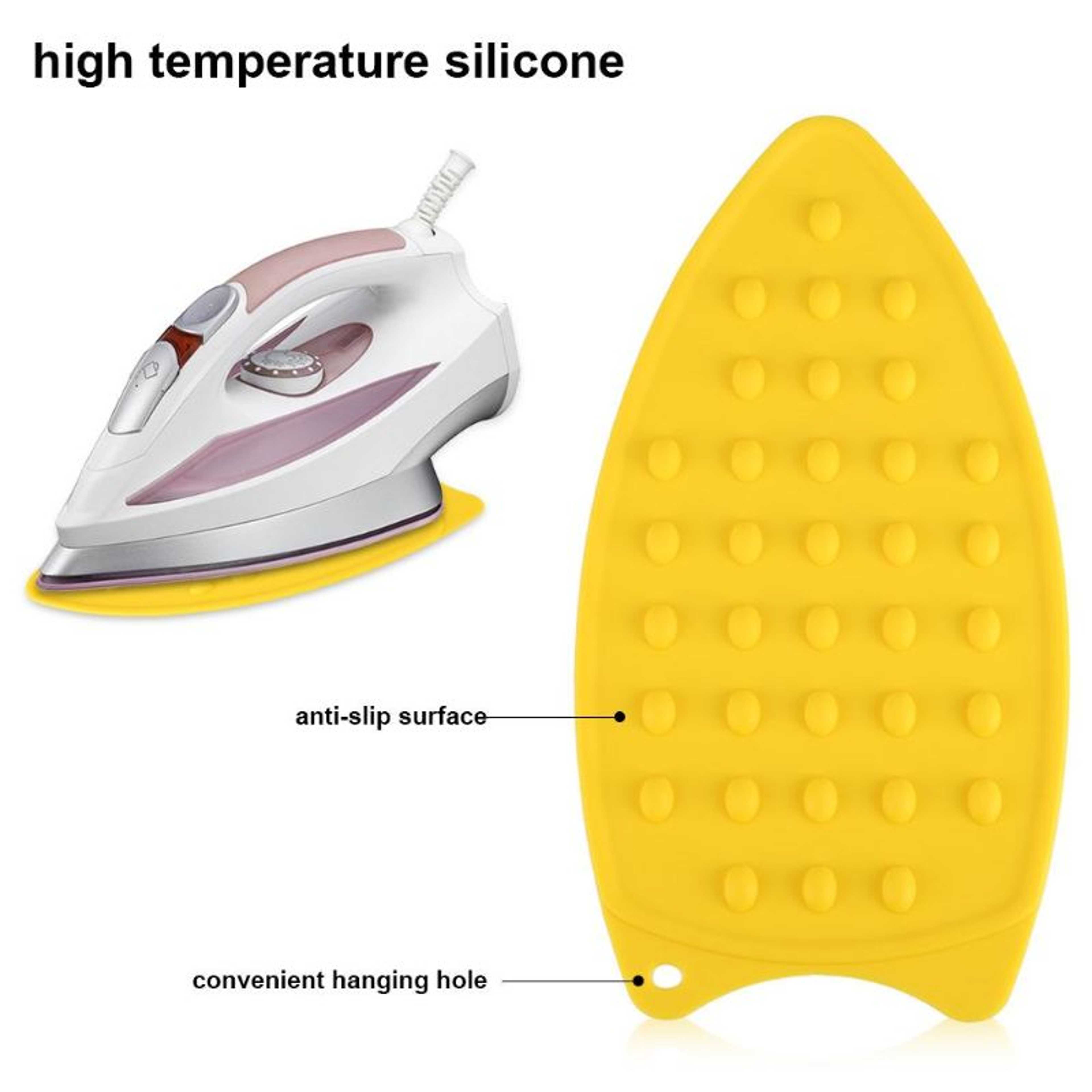 Silicone Iron Mat Silicone Heat Resistant Non-slip Iron Rest Mat for Ironing Board Surface Safety