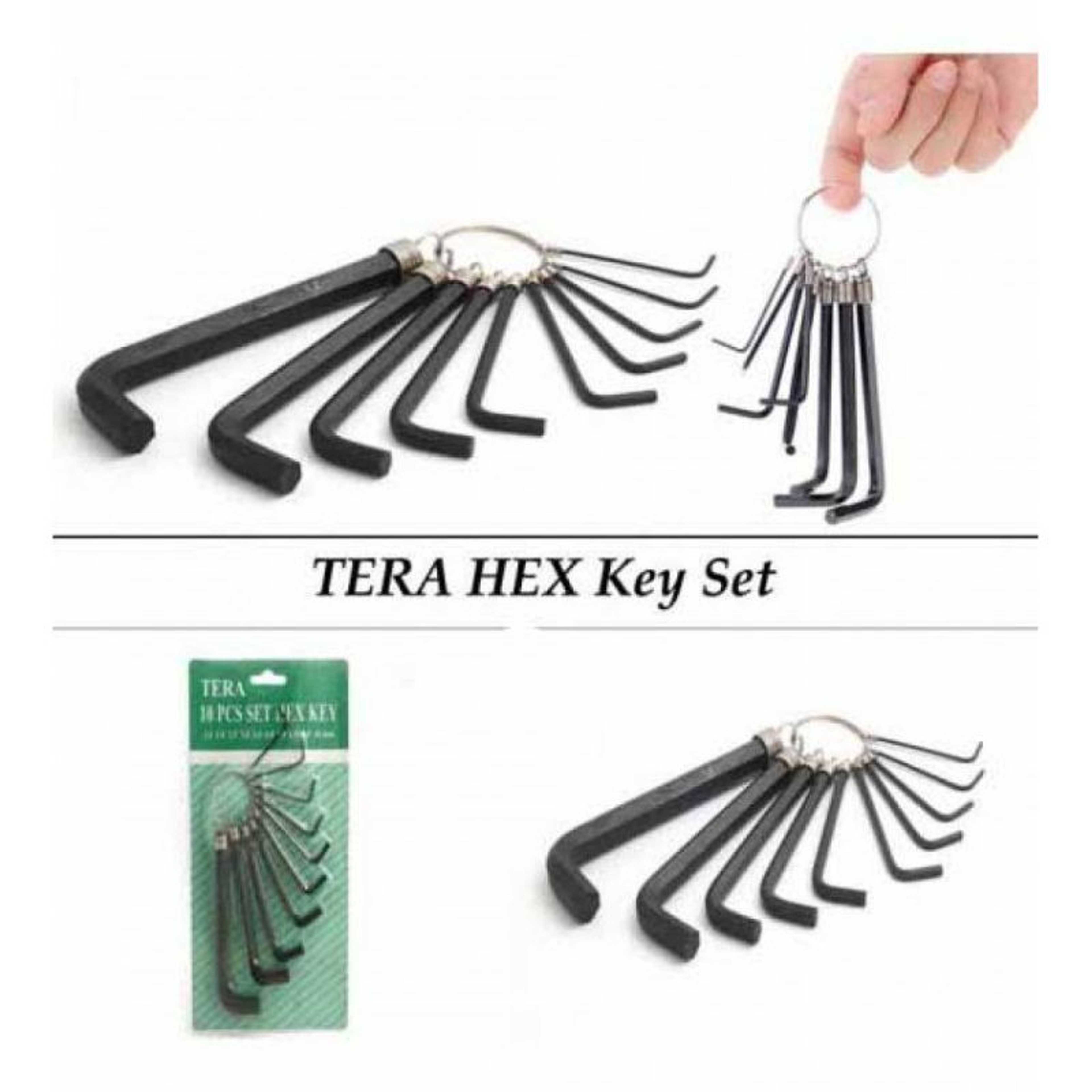 10 Pcs L Key Set - Hex Tool Set