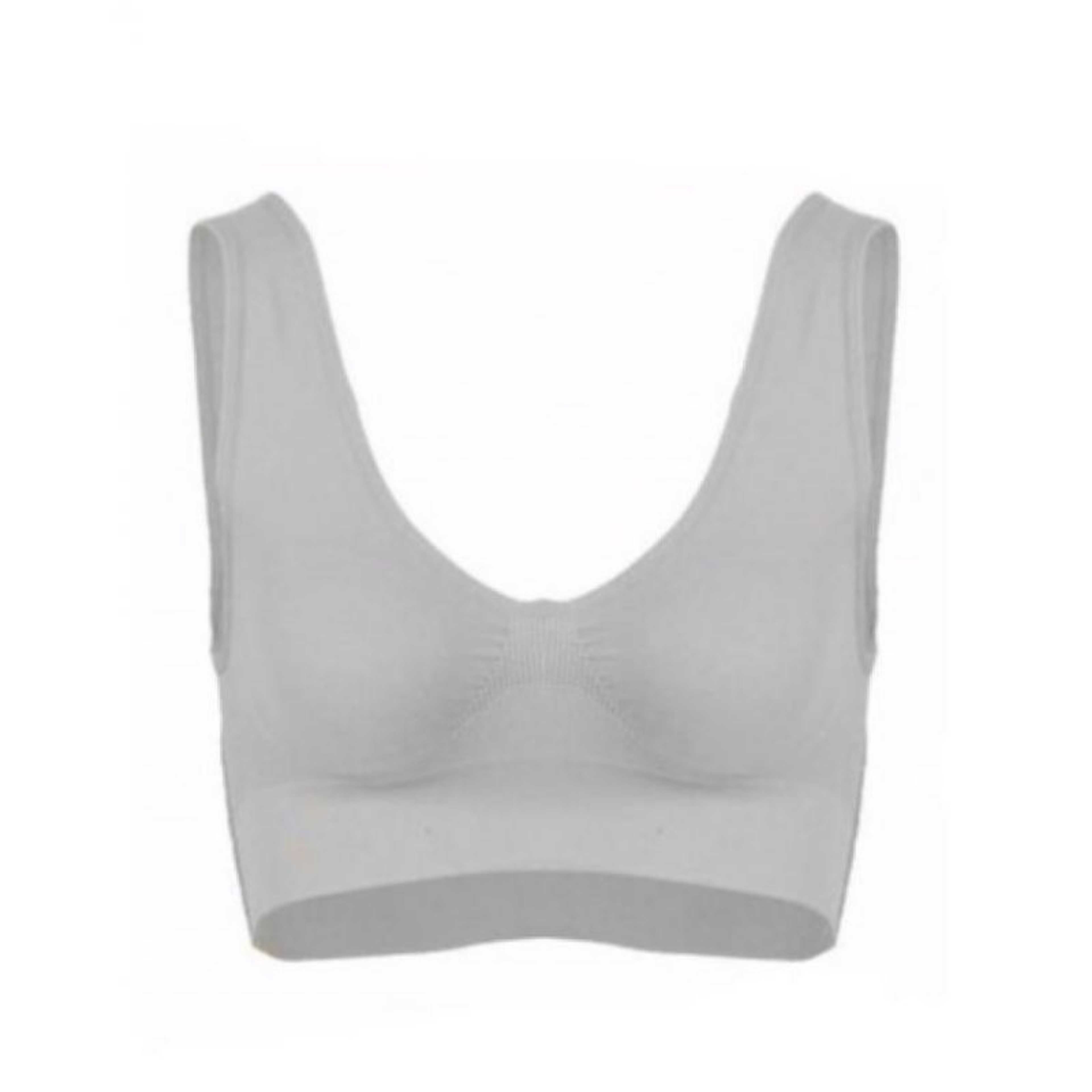 White Cotton Air Bra for Women