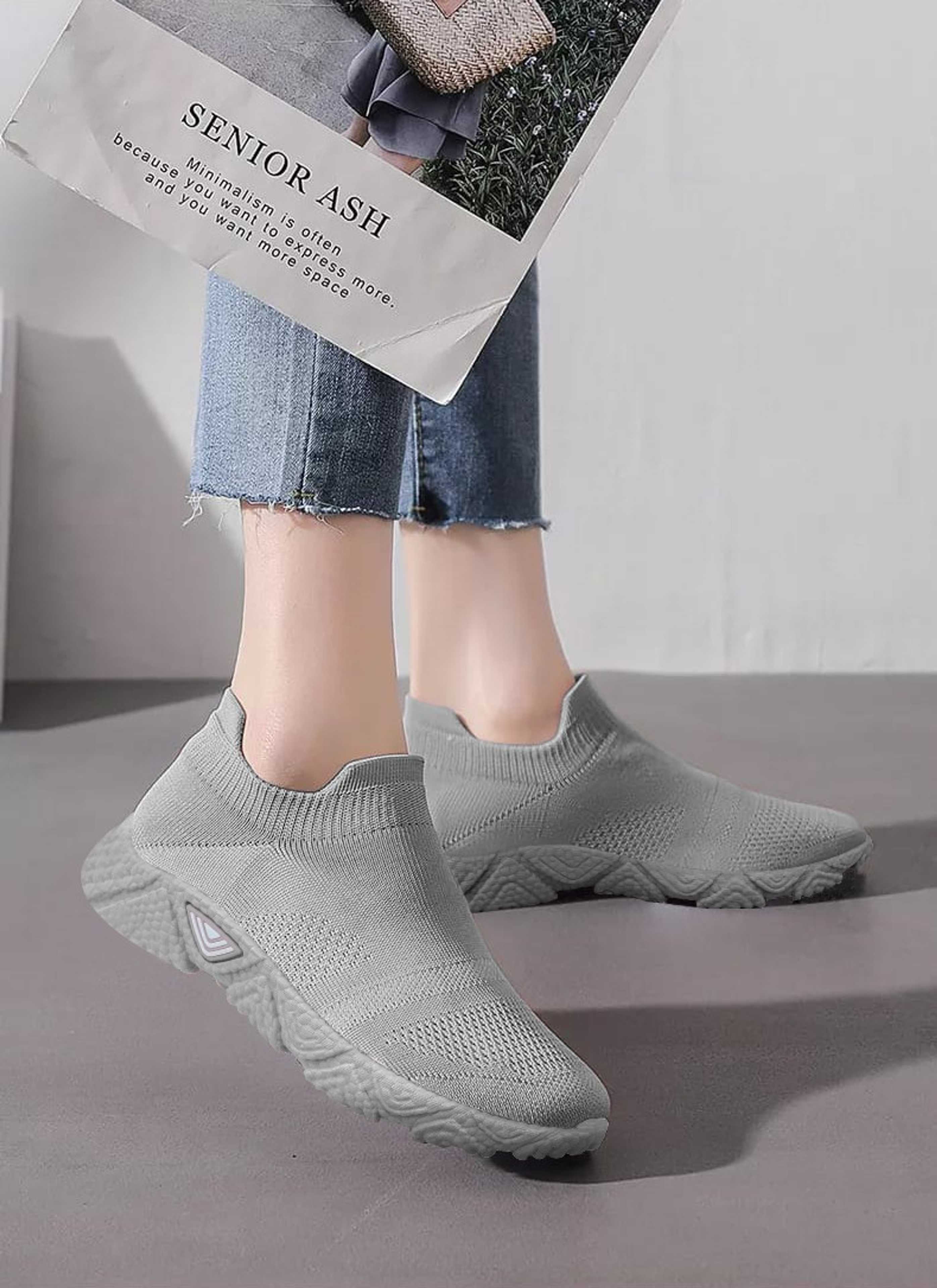 Malla Grey Slip on