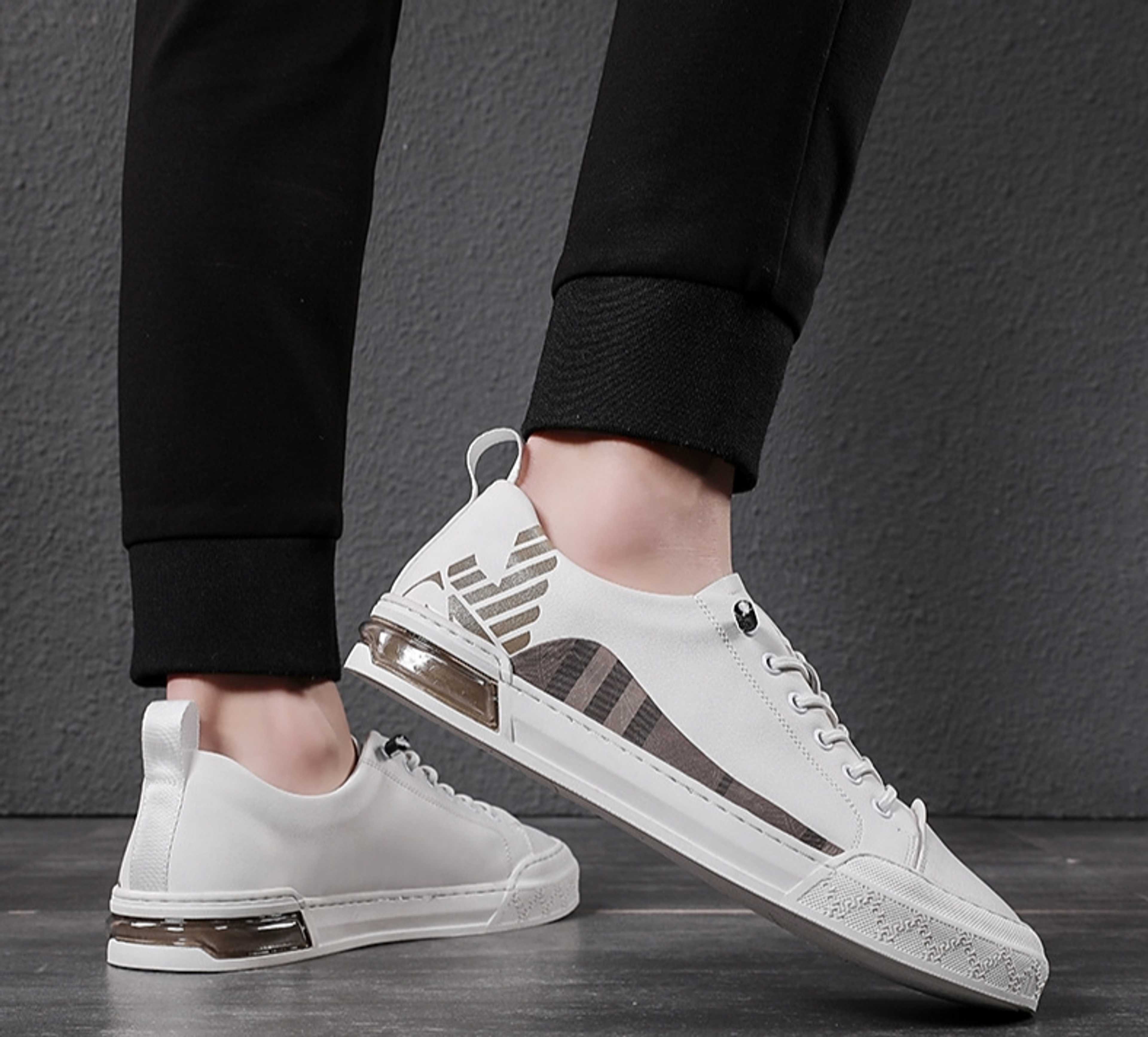 White check Sneaker - 1