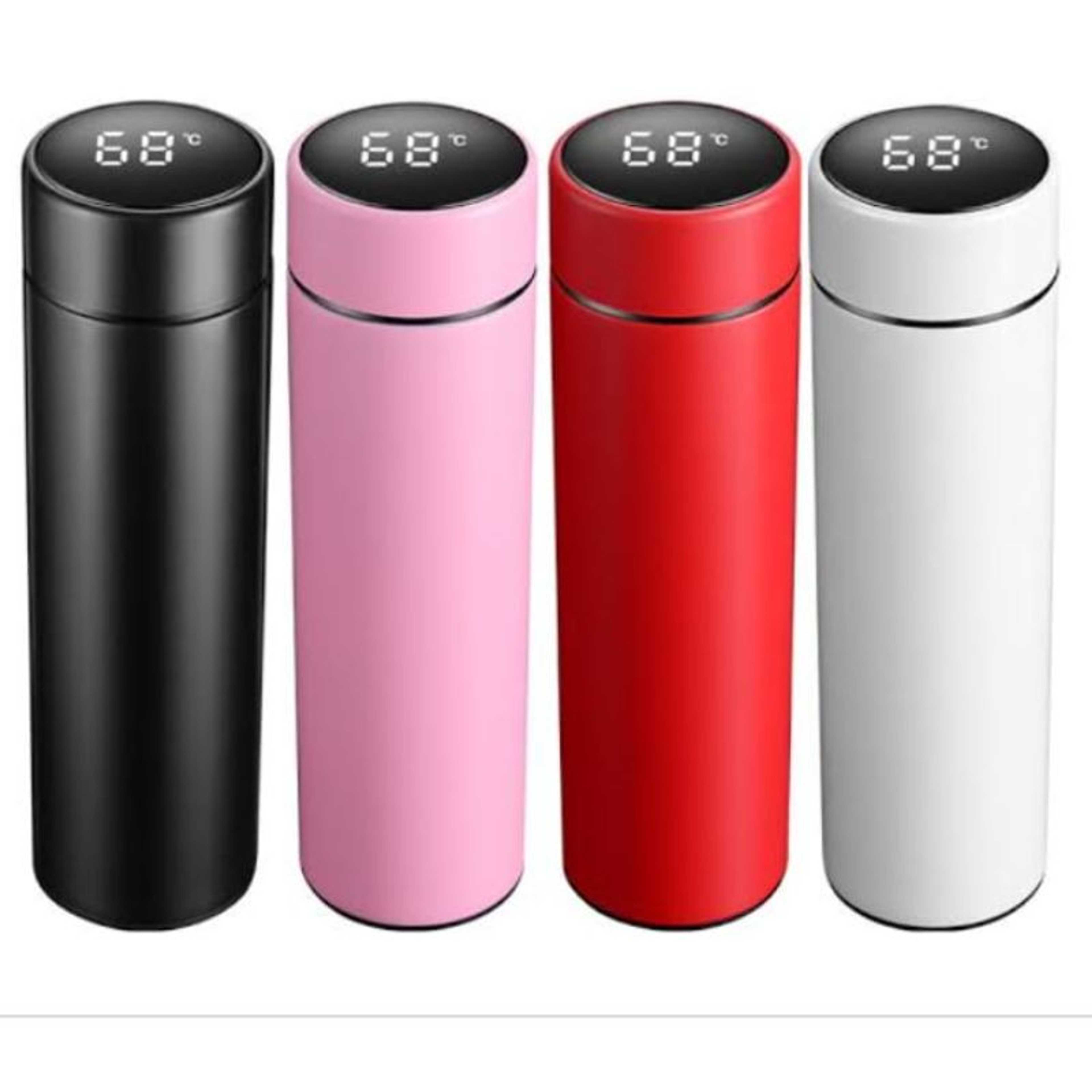 500ML Smart Thermos Water Bottle Led Digital Temperature Display Stainless Steel Coffee Thermal Mugs Intelligent Insulation Cups - Temperature Bottle
