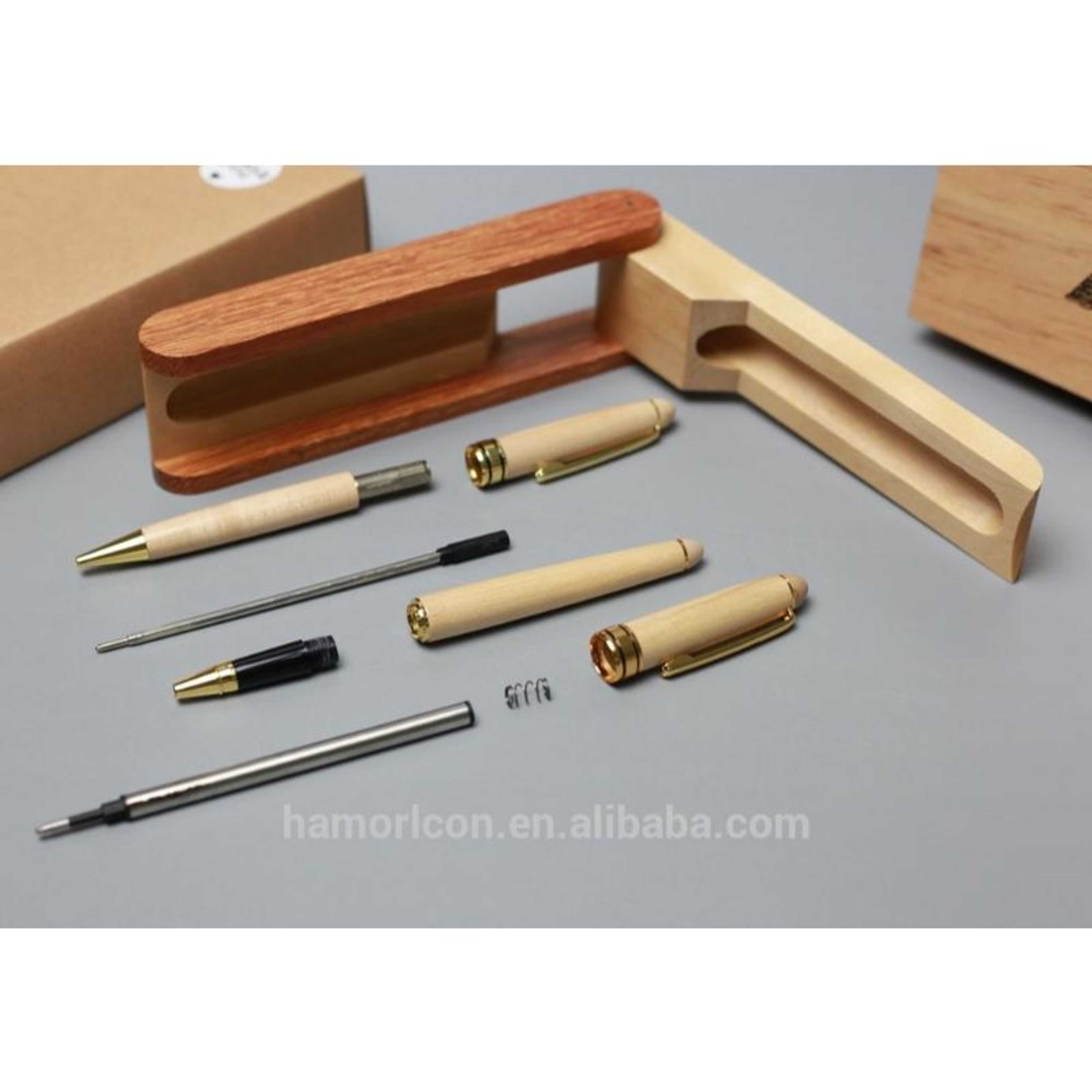 CUSTOMIZE YOUR NAME ON WOODEN BALL POINT PEN WITH WOODEN BOX