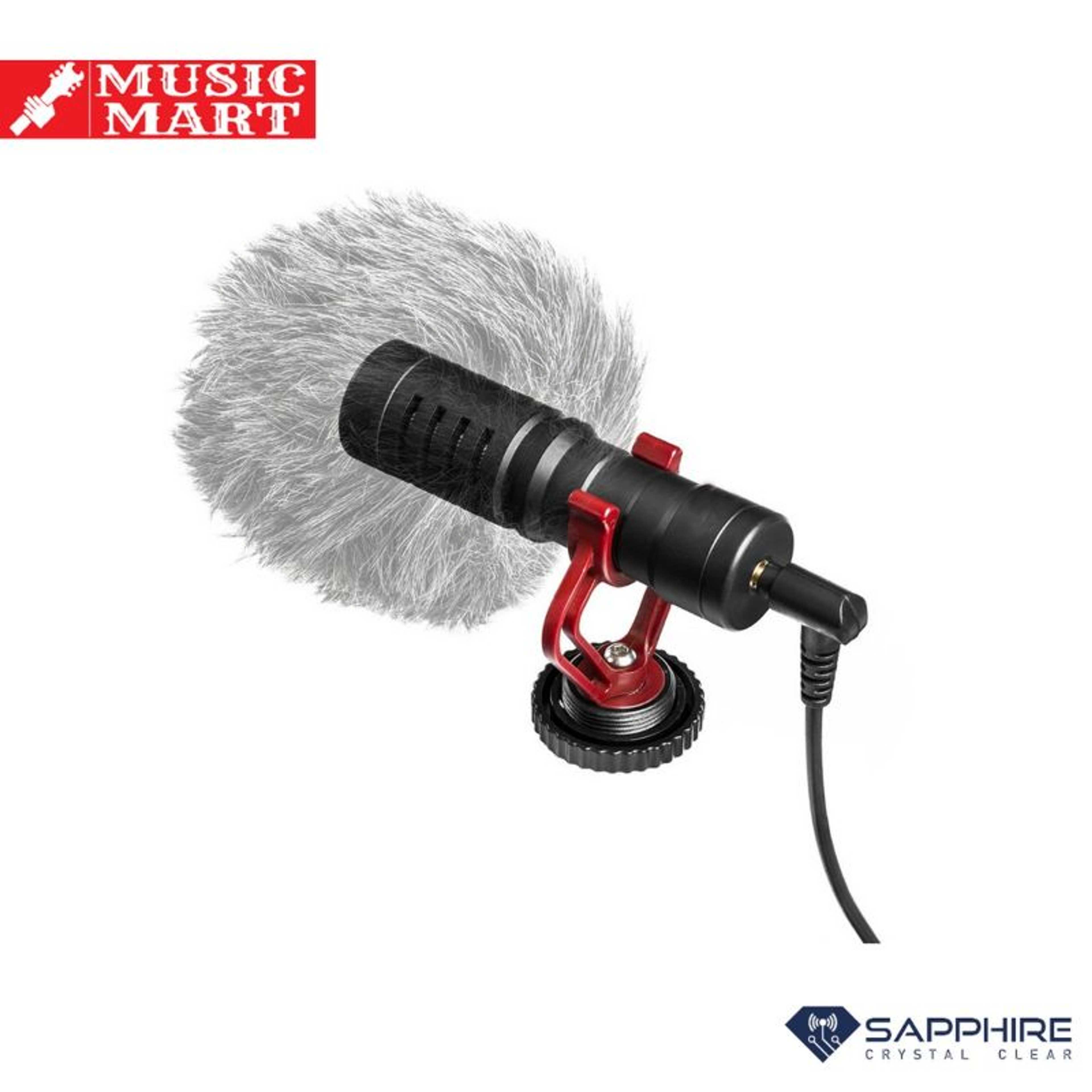 UNIVERSAL CARDIOID MICROPHONE WITH DSLR KIT - CRYSTAL CLEAR VOICE - COMPATIBLE WITH ALL TYPE OF DEVICES CAMERAS ETC. - EXCELLENT AND PRESTIGIOUS QUALITY