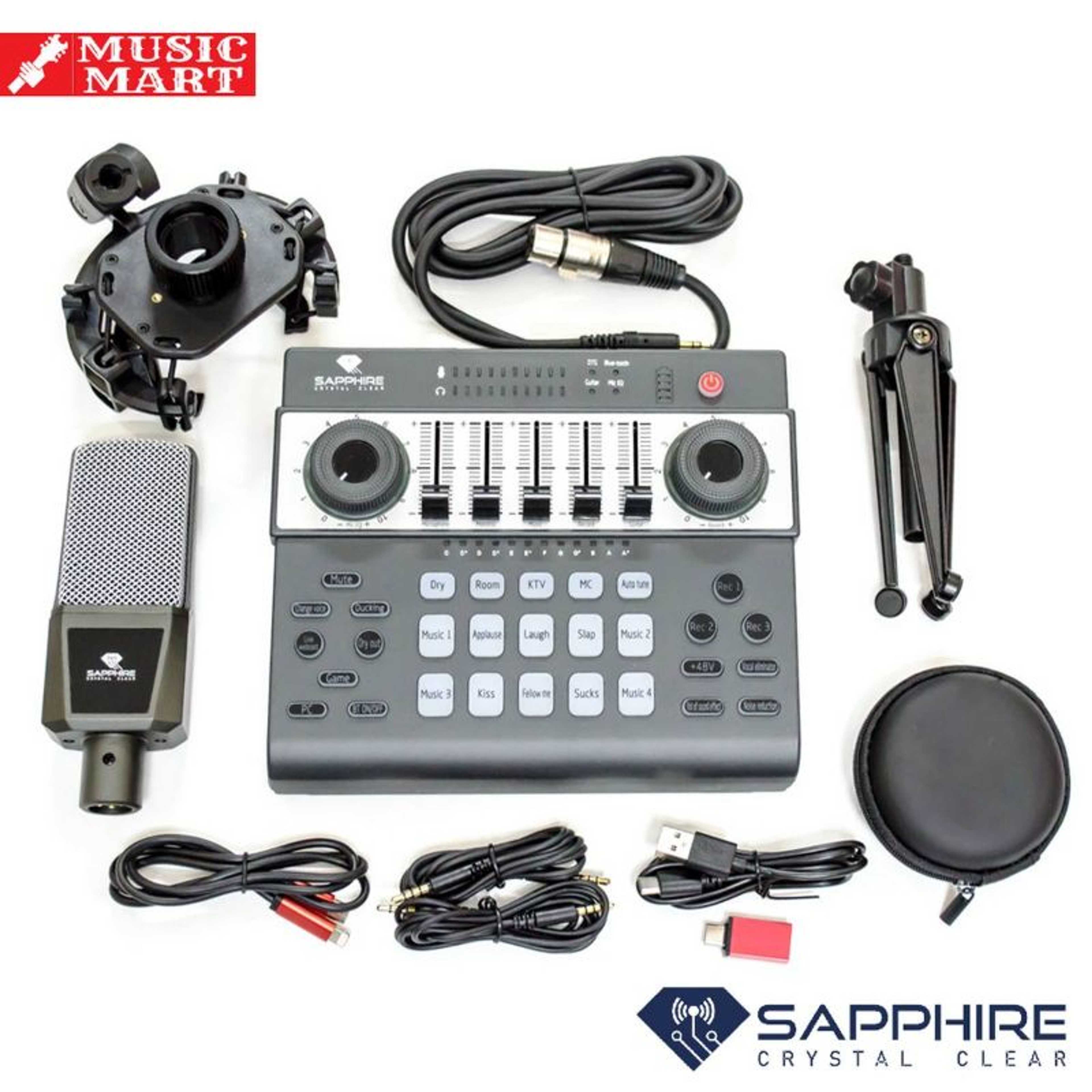 ALL IN ONE ULTIMATE VOCAL RECORDING STUDIO KIT - BEST FOR VOCAL RECORDING -  A UK LIMITED BRAND - BEST FOR SINGING, PODCASTING, STREAMING AND ANY TYPE OF RECORDING - EASY TO CONNECT WITH IOS, ANDROID AND PC -  CRYSTAL CLEAR VOICE