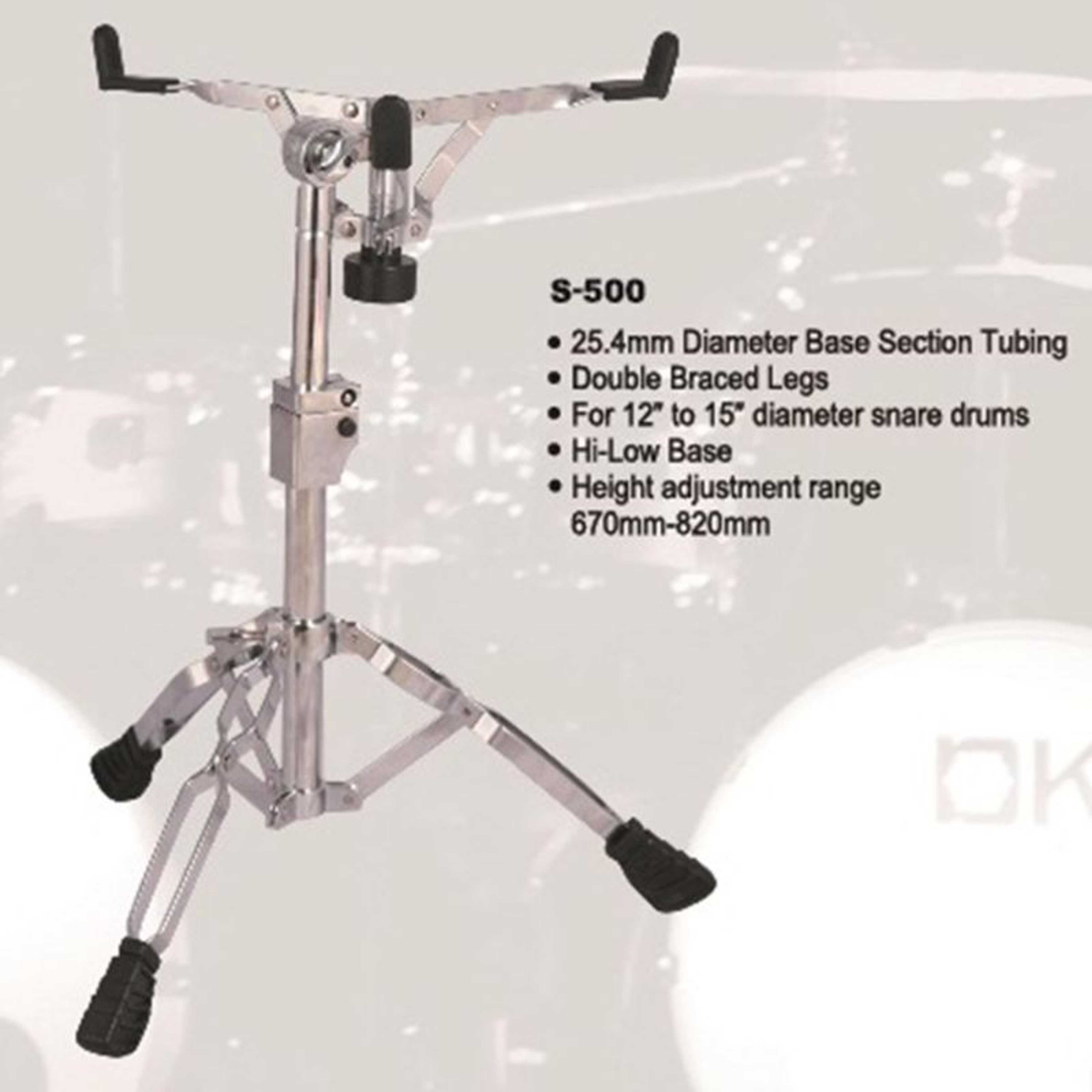 DK Snare Drum Stand "Chrome Finishing"