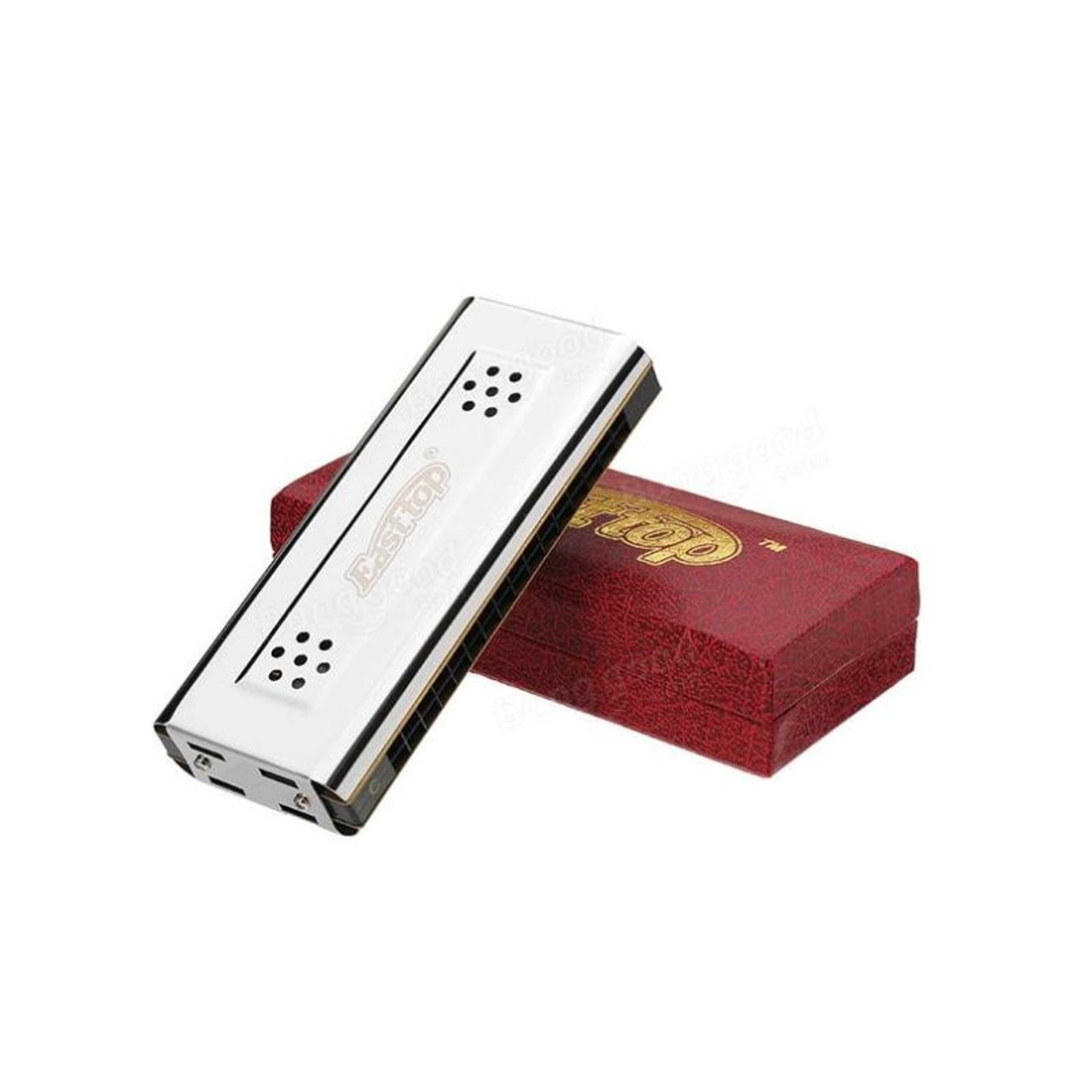 East Top Professional Harmonica ''16 Holes'' C-Key  (Copper, Stainless Steel,ABS)
