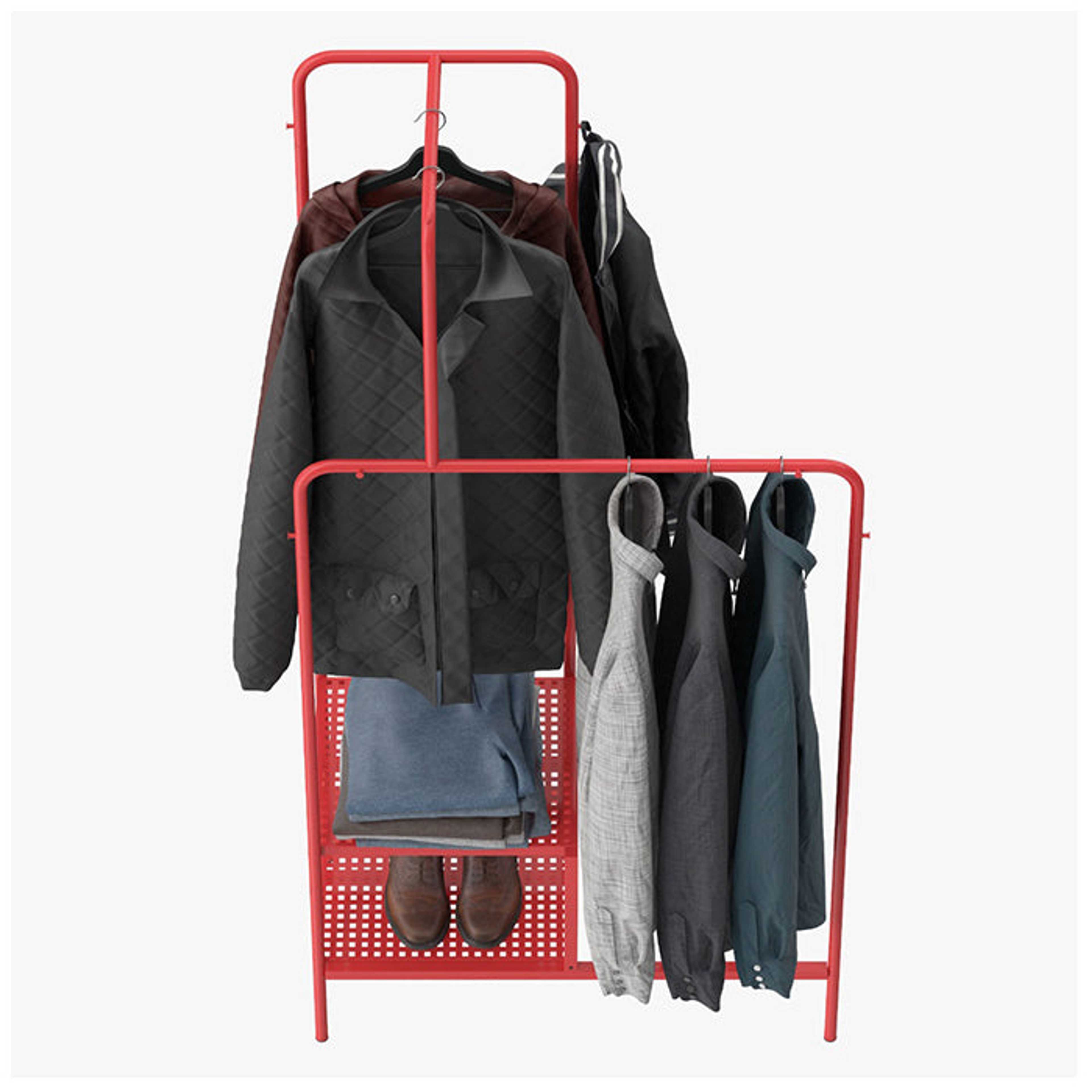 Clothes Rack - Red - Product Main Image