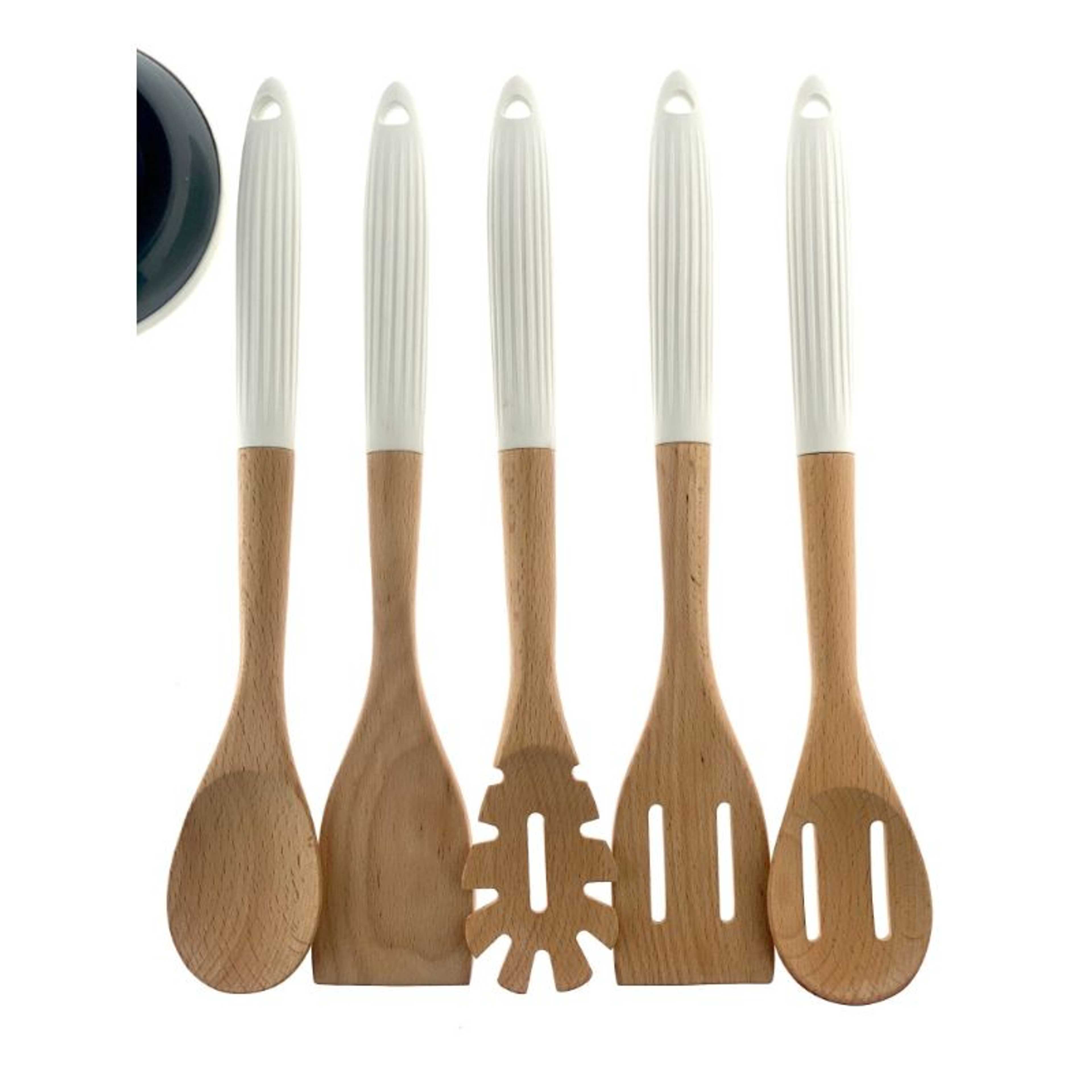 Casasunco 5pc Utensil Set With Holder - Product Main Image